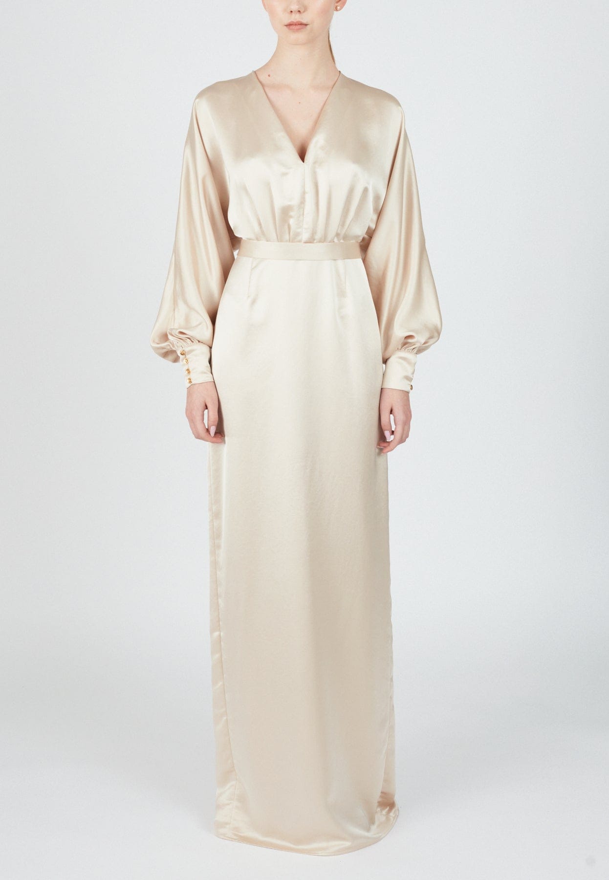 BONA champagne beige wedding dress in Beige made by UNDRESS