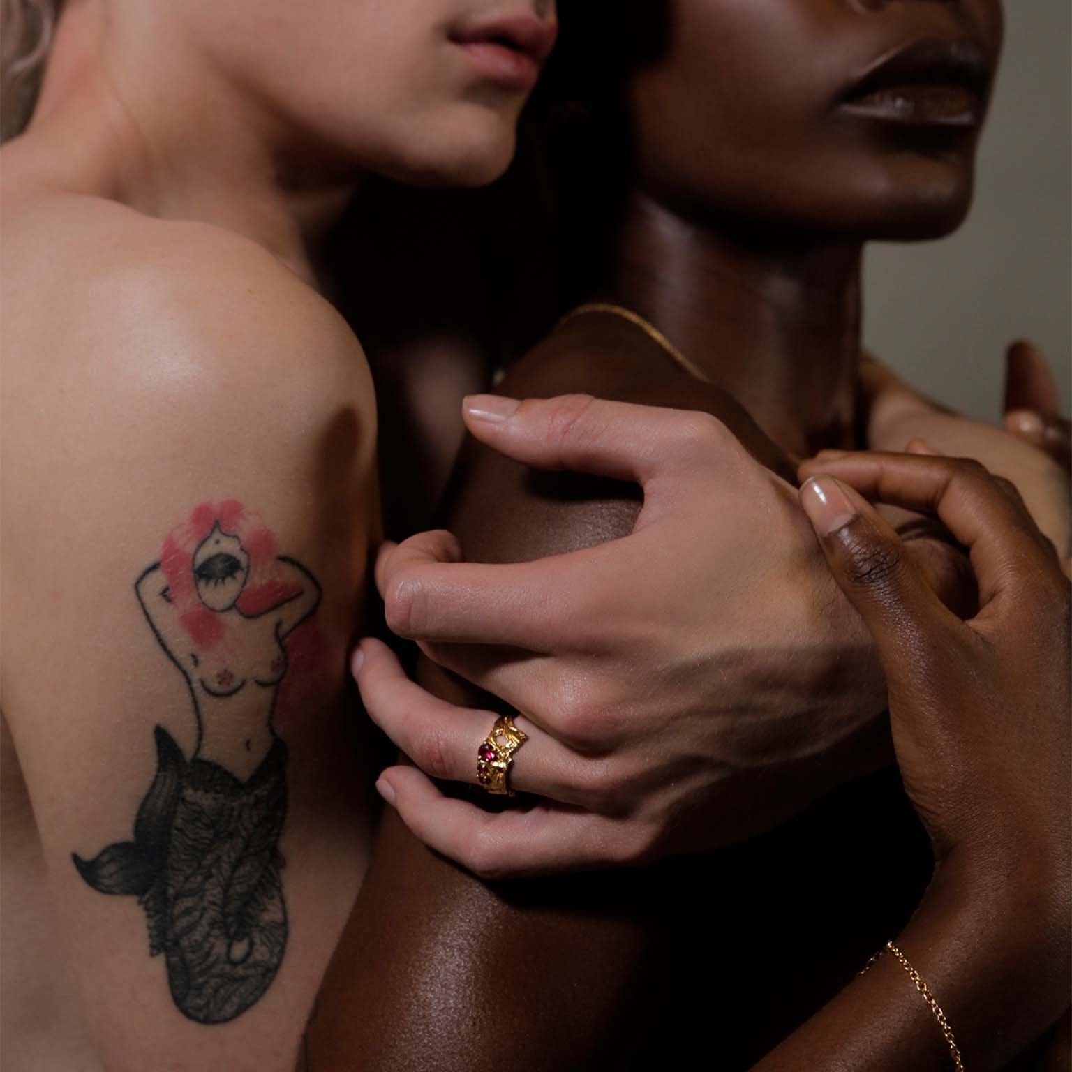 Hati Ruby Ring made by Loveness Lee