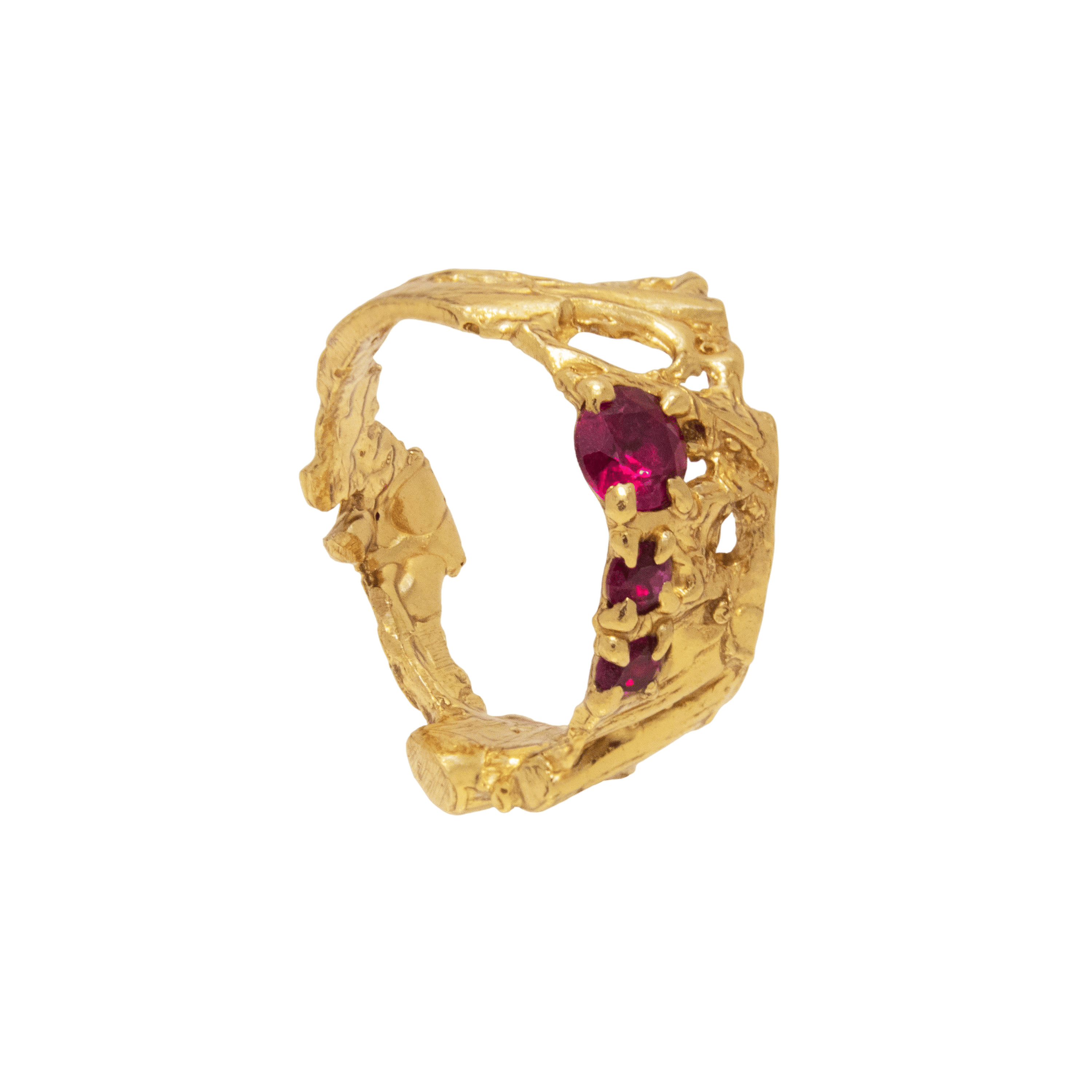 Hati Ruby Ring made by Loveness Lee