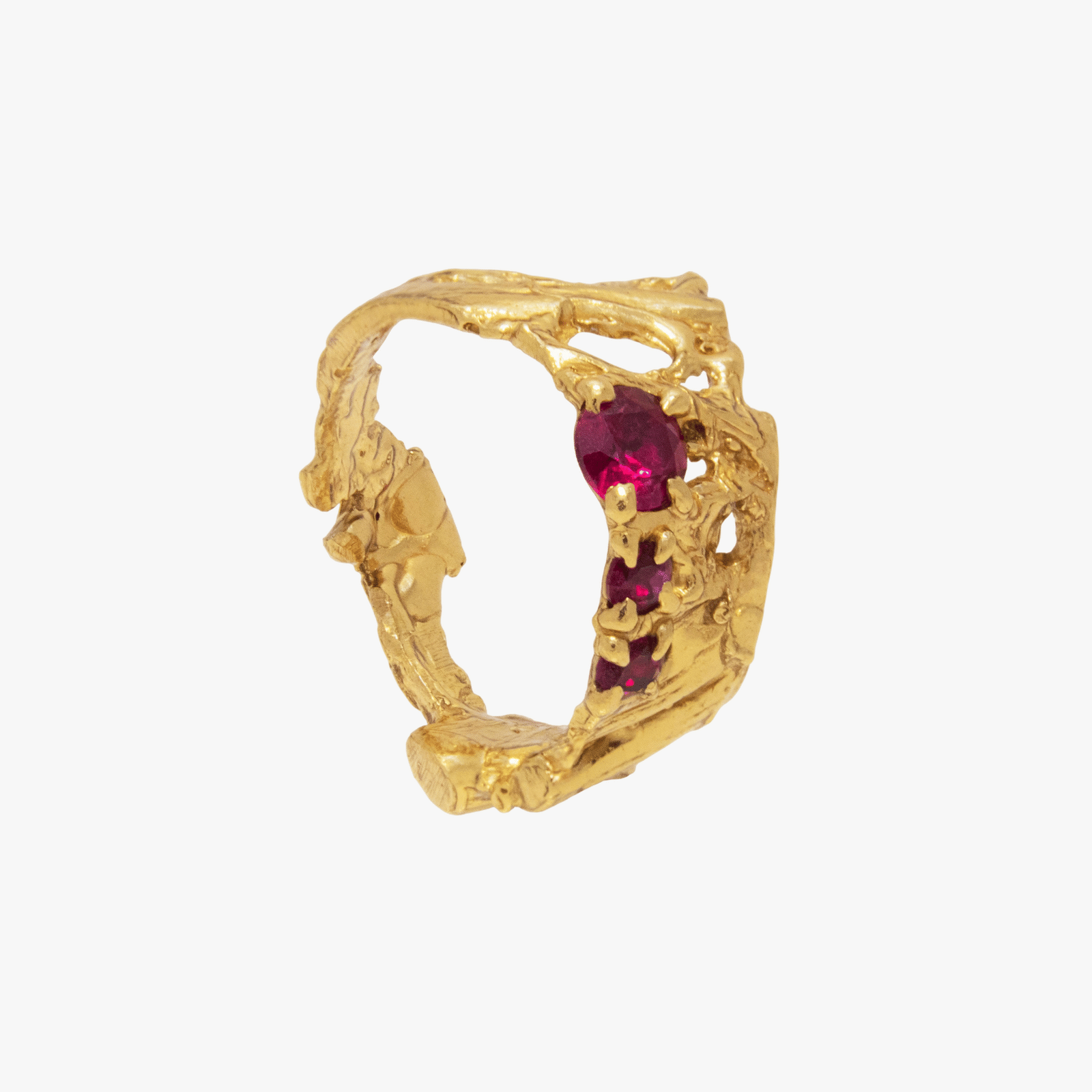 Hati Ruby Ring made by Loveness Lee