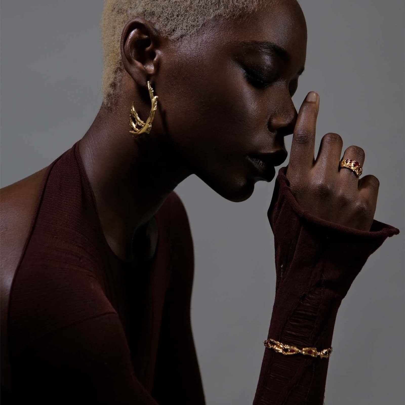 Hati Ruby Ring made by Loveness Lee