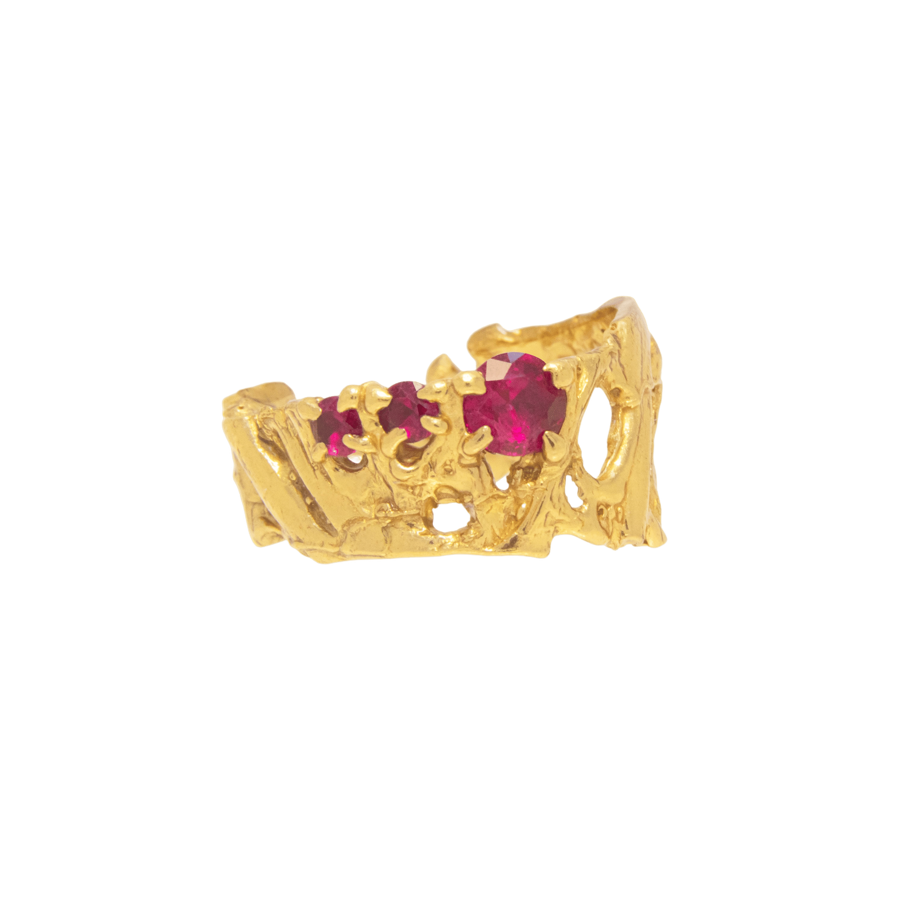 Hati Ruby Ring made by Loveness Lee