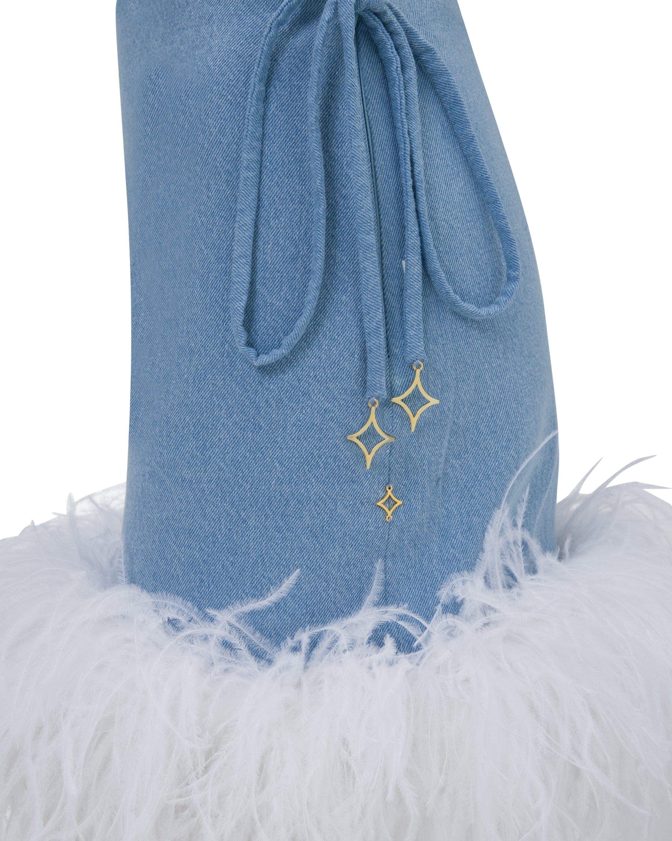 Denim Mini Skirt made by ONORI