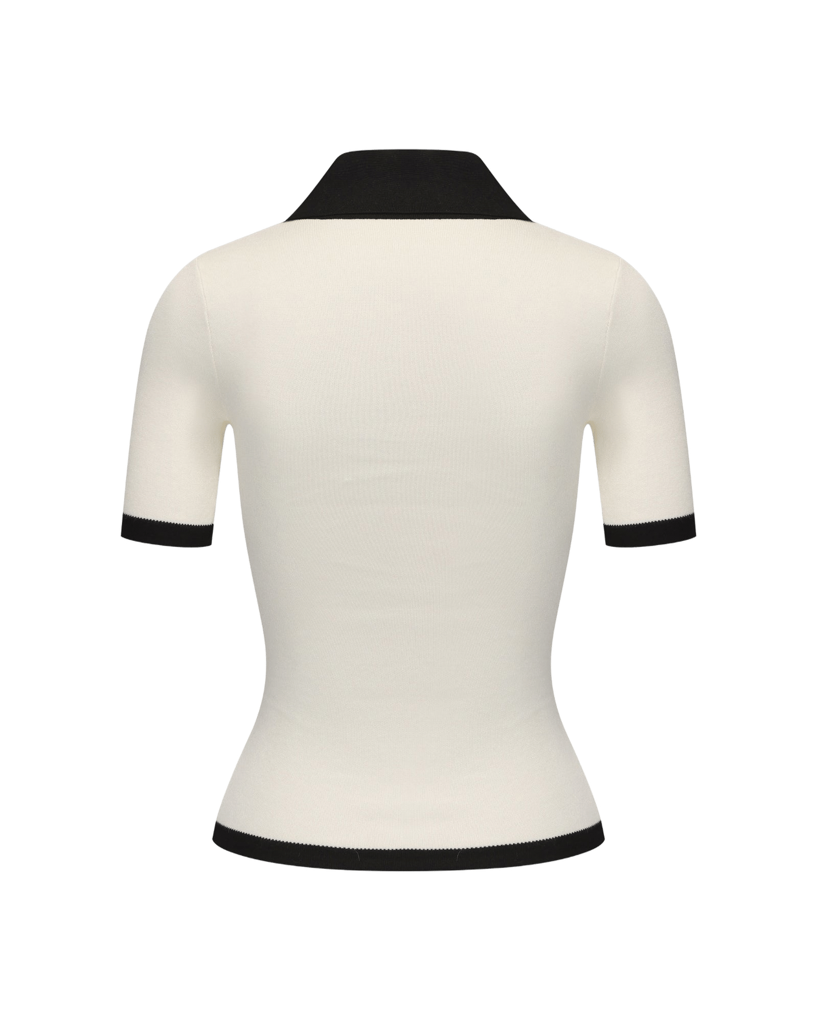 Hazel Polo Top (White) made by Nana Jacqueline