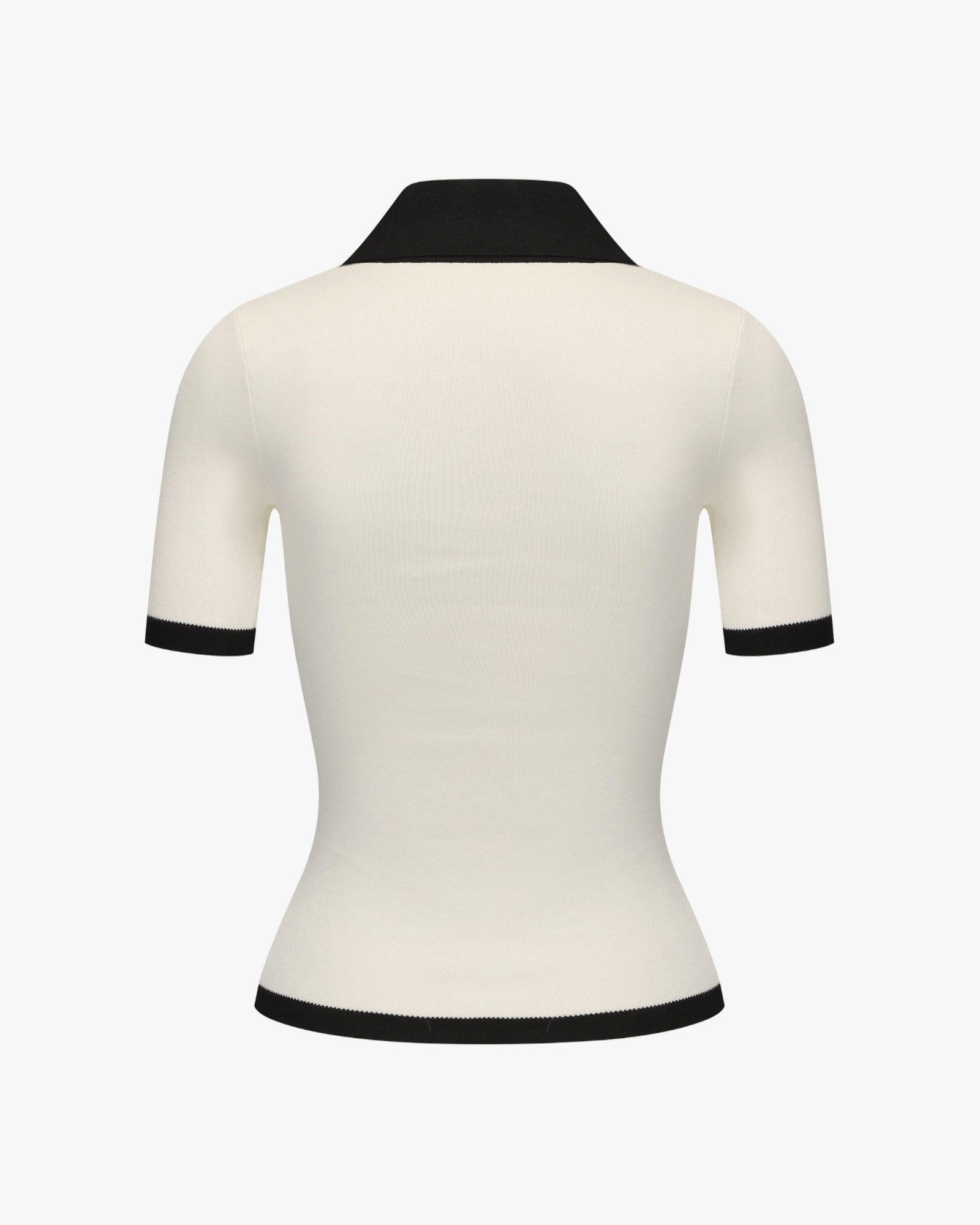 Hazel Polo Top (White) made by Nana Jacqueline