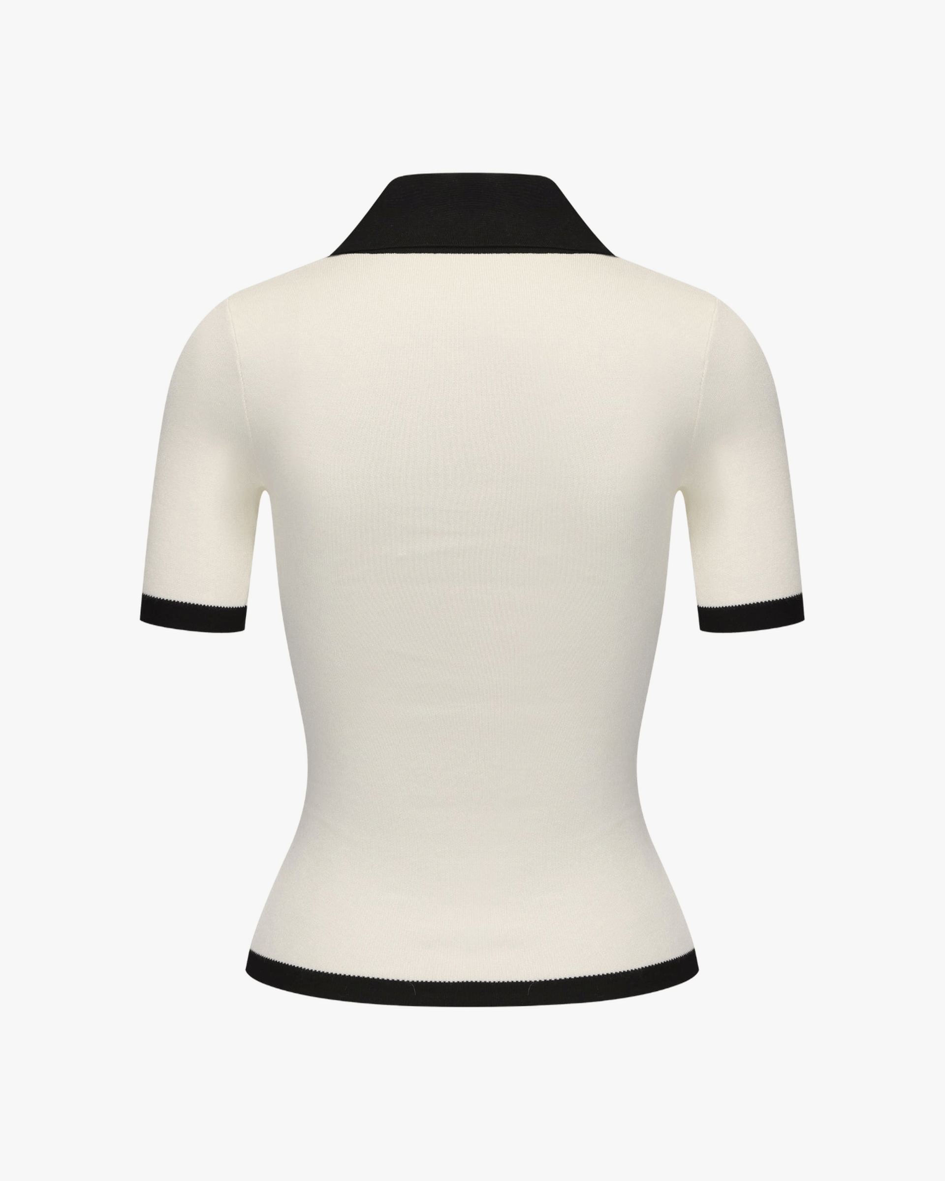 Hazel Polo Top (White) made by Nana Jacqueline