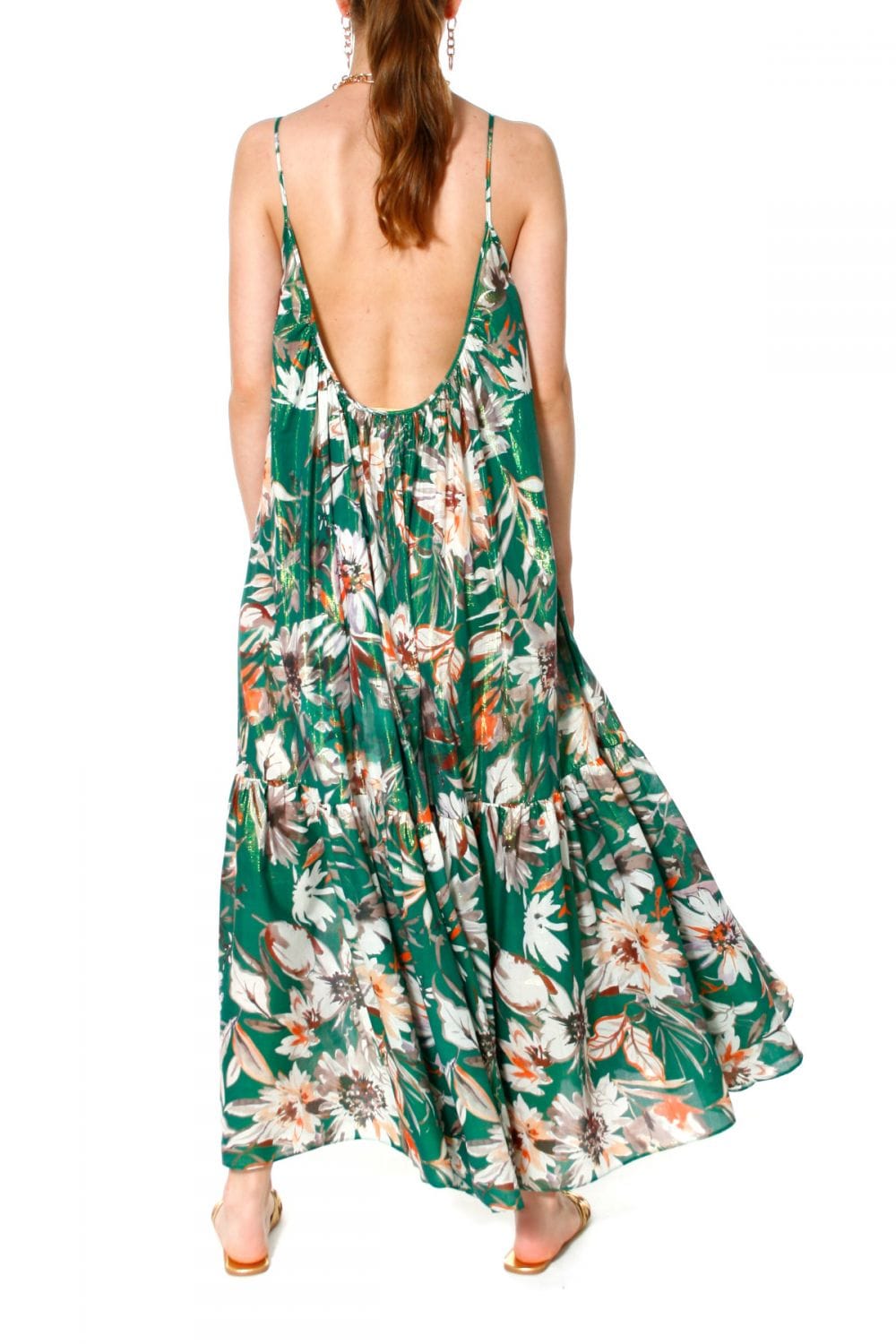 Dress Lea Summer Bouquet in Multi color made by HALEWSKI