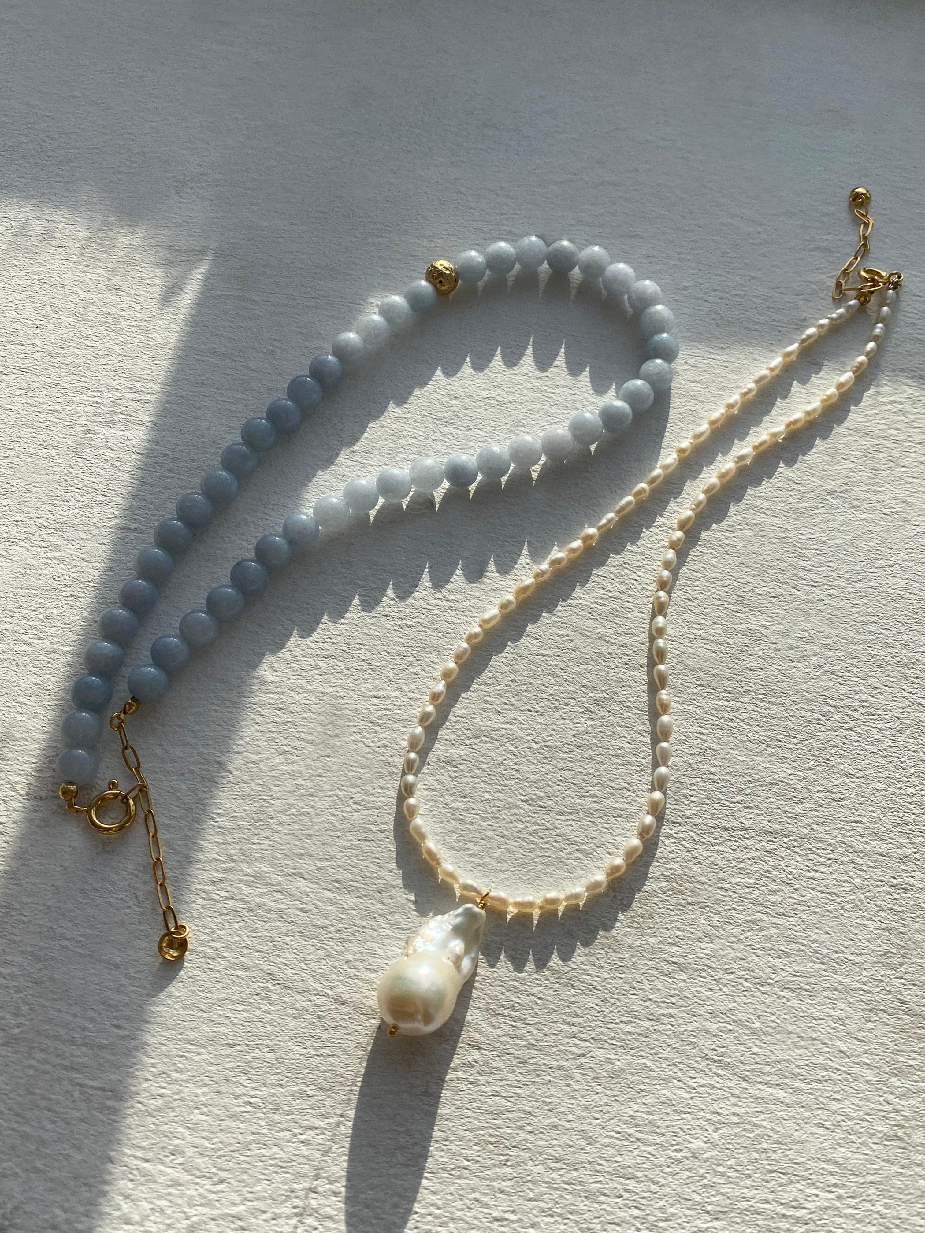 Baroque Pearl Necklace made by Eva Remenyi
