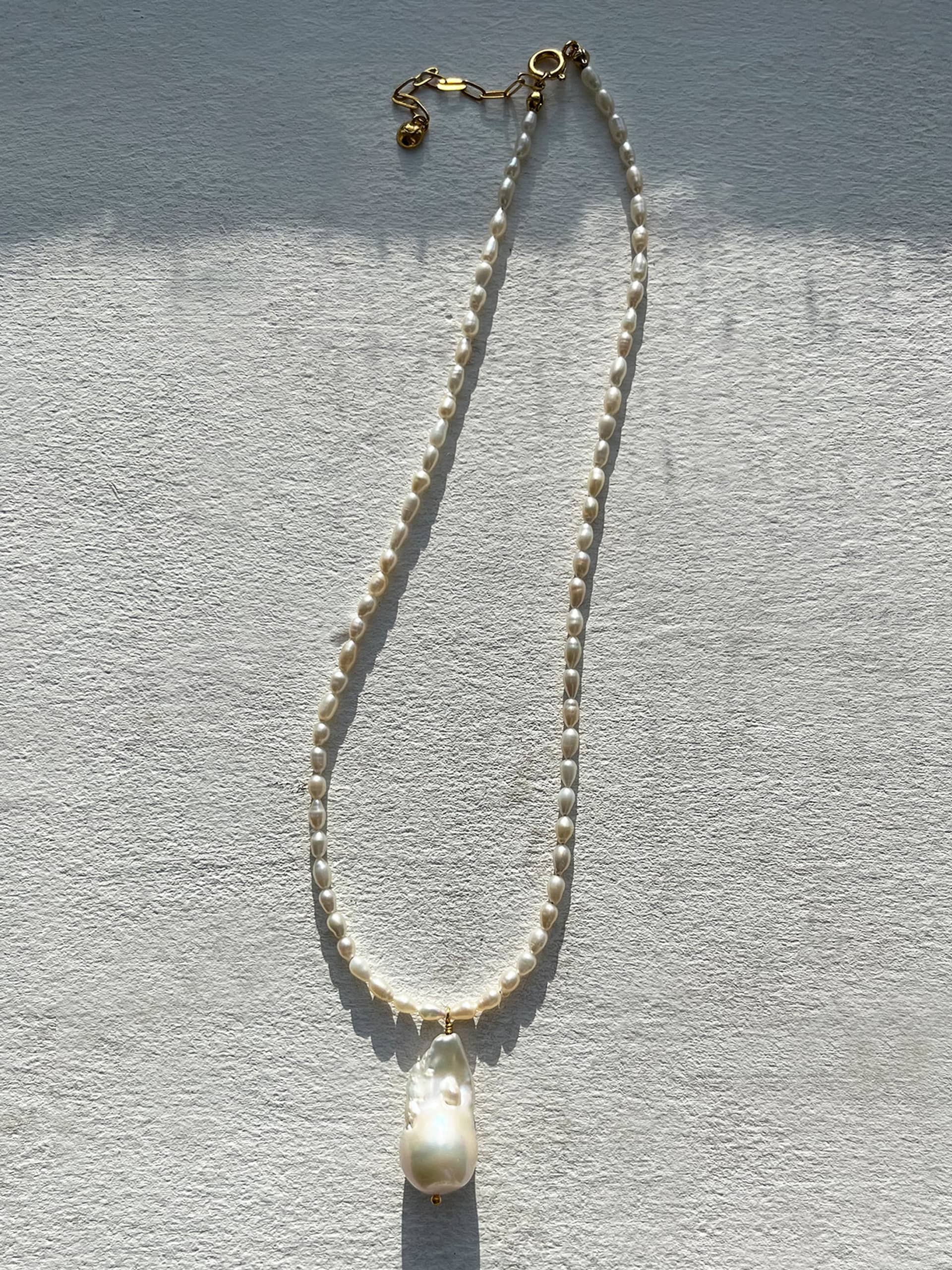 Baroque Pearl Necklace made by Eva Remenyi
