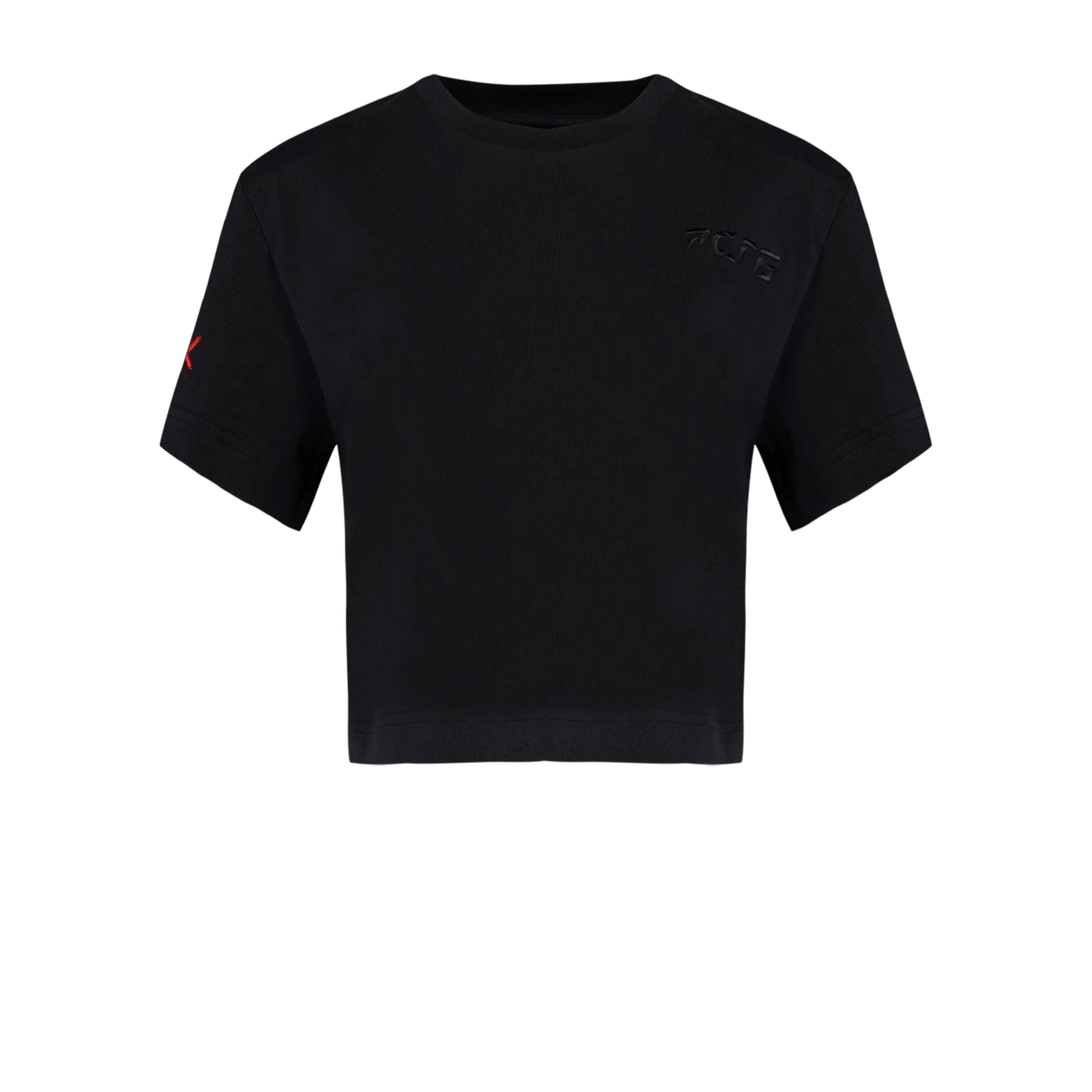 YOUR *ITCH SHOULDER PADDED T-SHIRT - JET BLACK made by PCFG