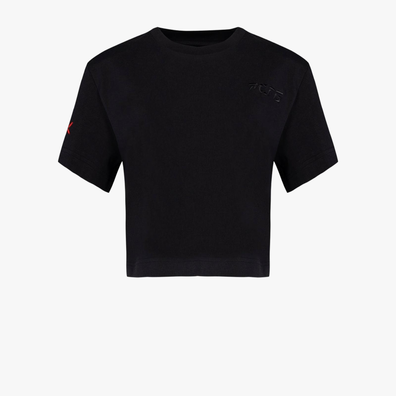 YOUR *ITCH SHOULDER PADDED T-SHIRT - JET BLACK made by PCFG