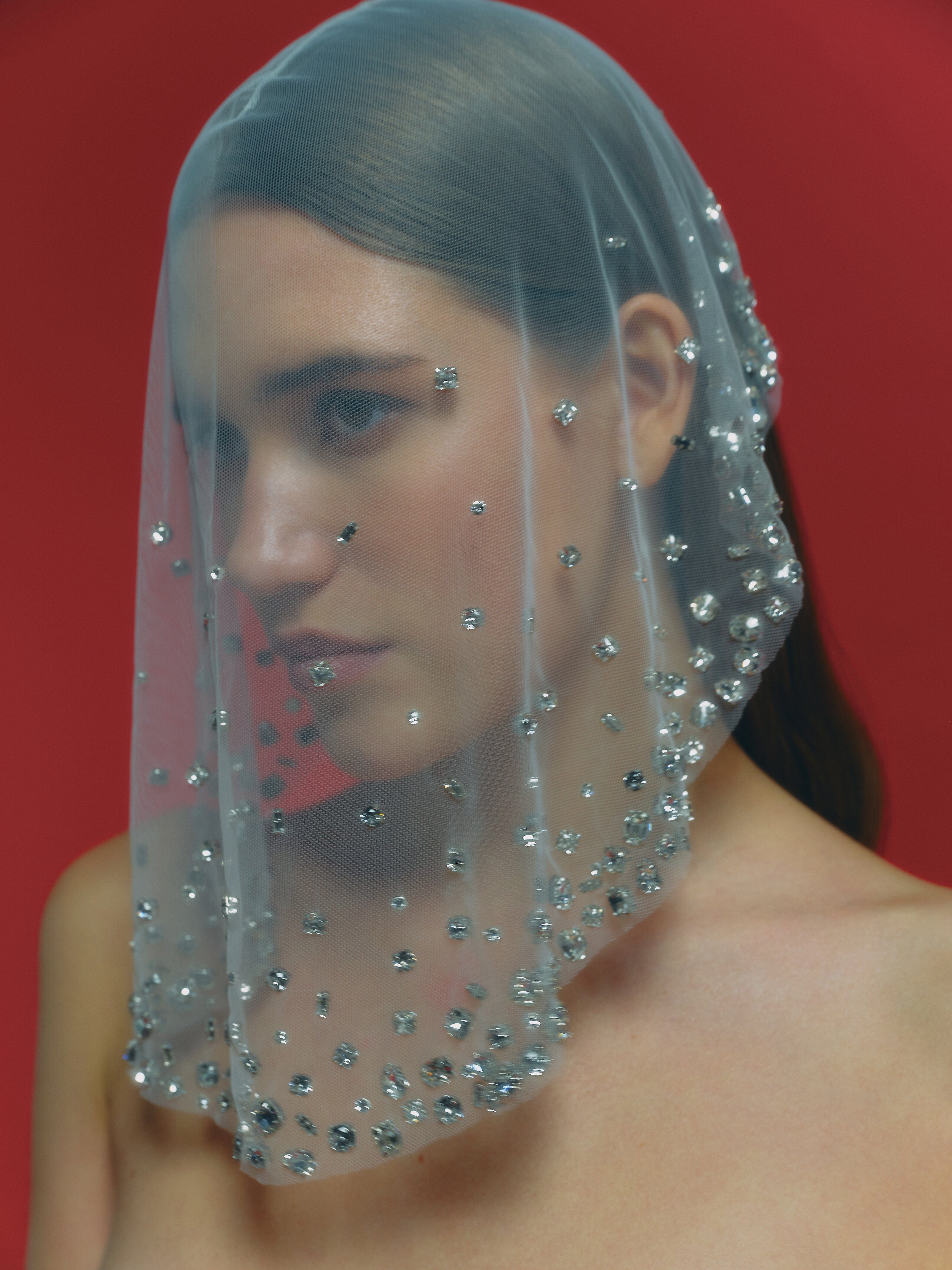Crystal Mini Veil made by NDS The Label