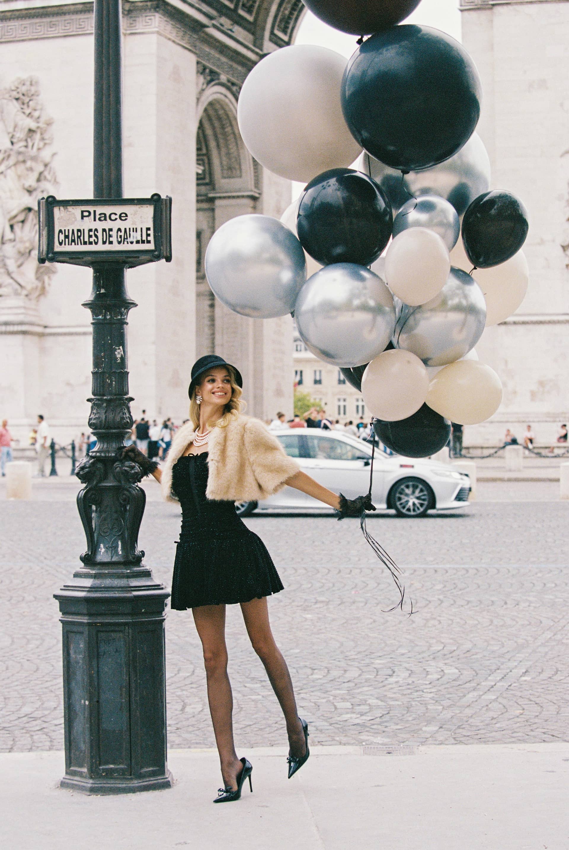 Thalia Cropped Faux Fur Jacket (Yellow) made by Nana Jacqueline