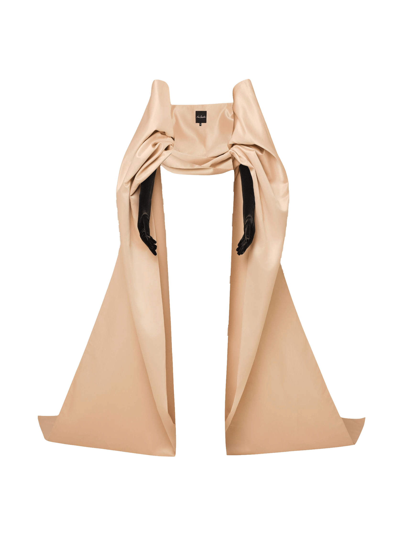 Florence Gloves + Shawl (Coffee) made by Nana Jacqueline