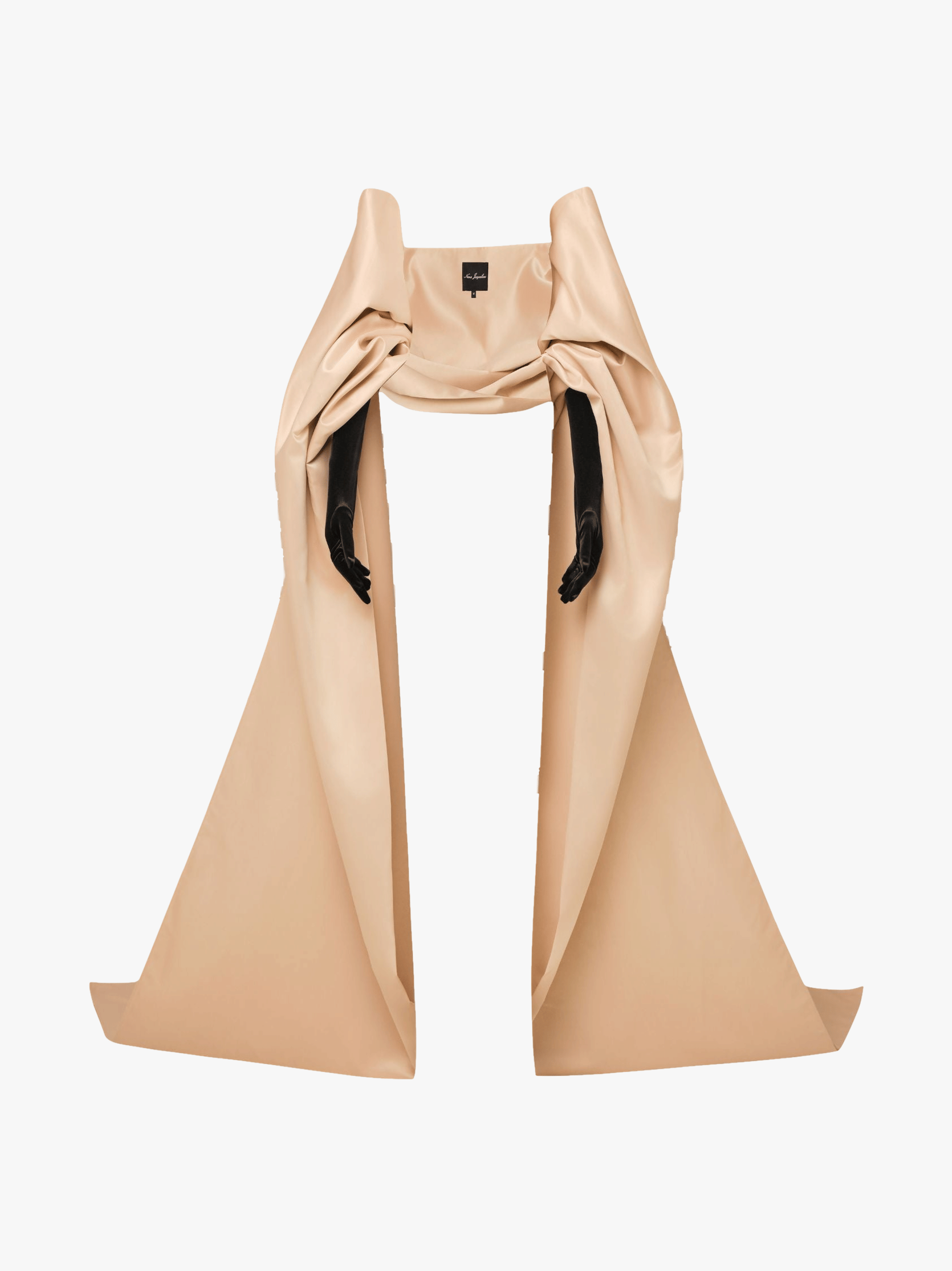 Florence Gloves + Shawl (Coffee) made by Nana Jacqueline