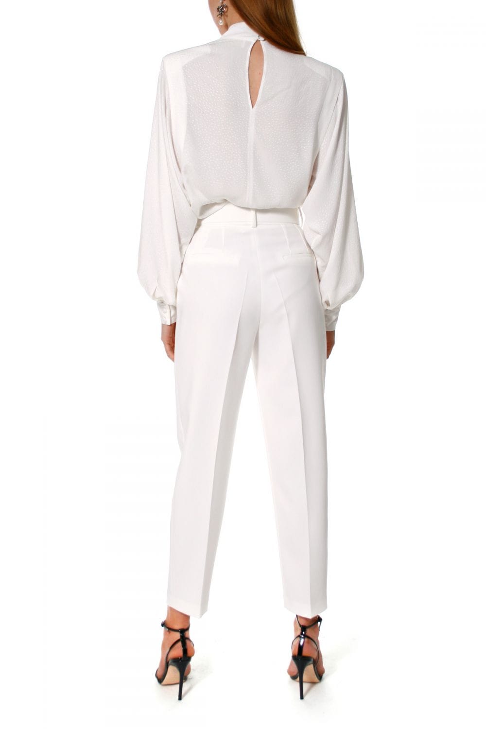 Pants Tracey Cloud Dancer made by HALEWSKI