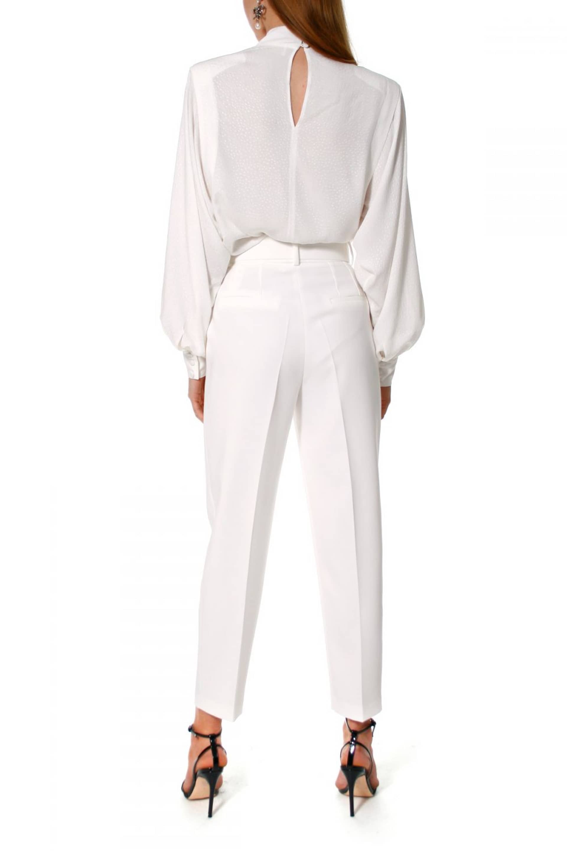 Pants Tracey Cloud Dancer made by HALEWSKI