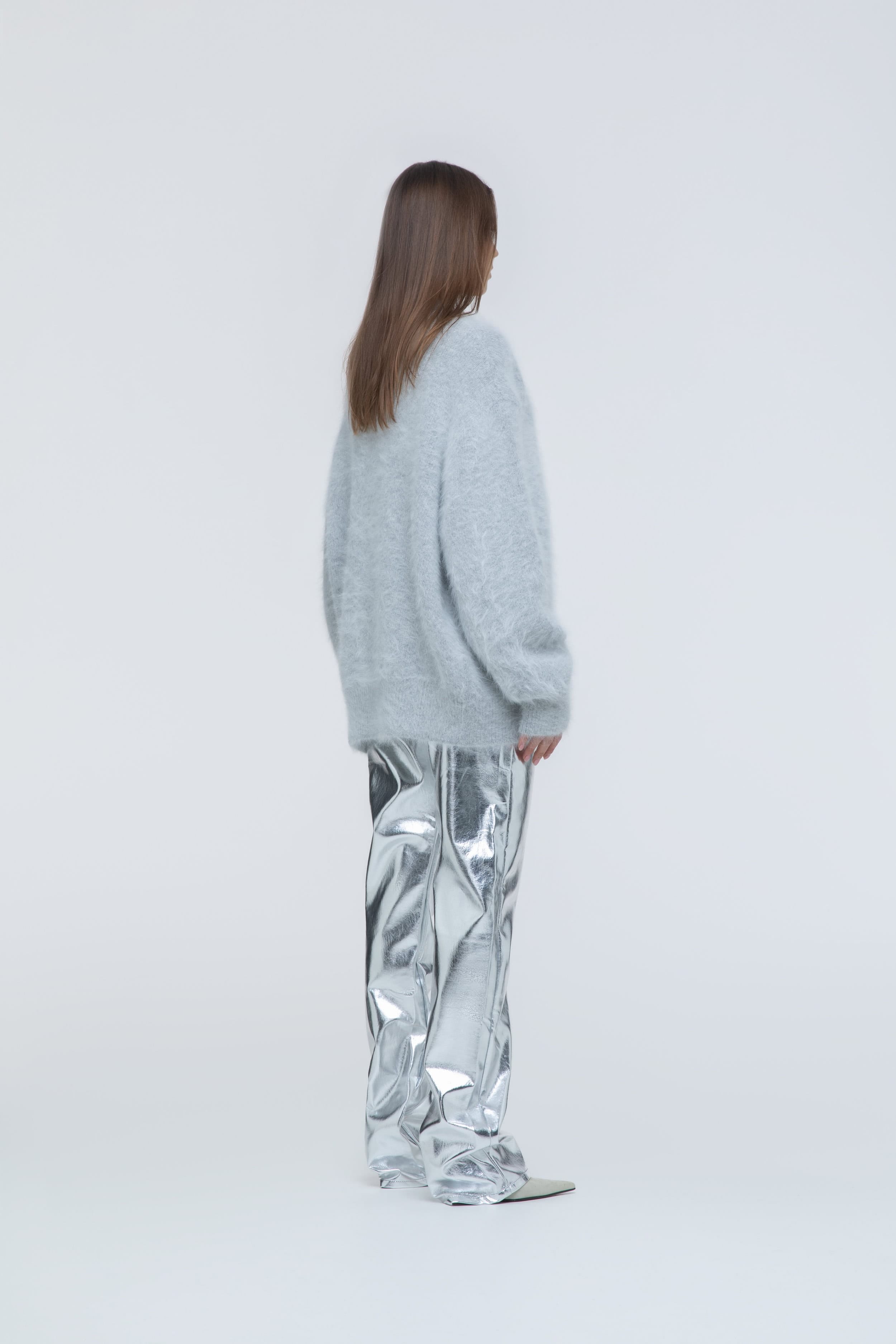 Mink oversized cardigan made by AFTERHOURS