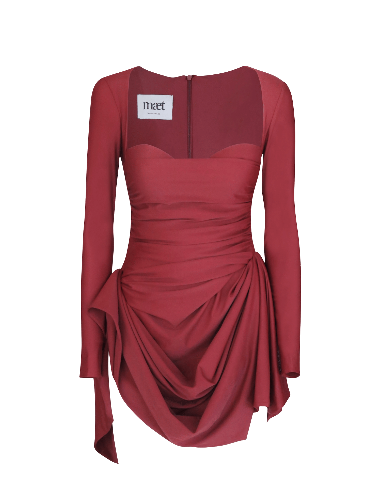 KILAH Red Mini Dress made by MAET