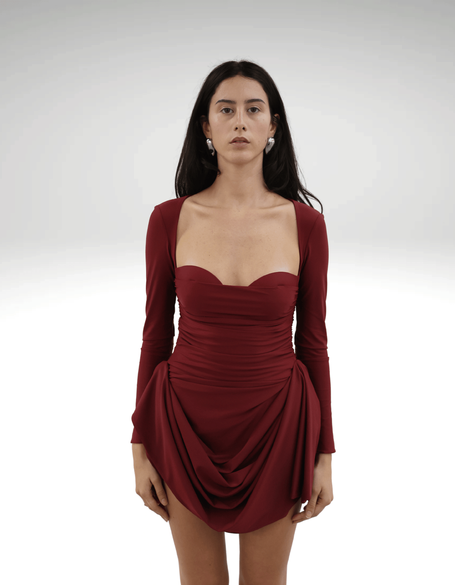 KILAH Red Mini Dress made by MAET