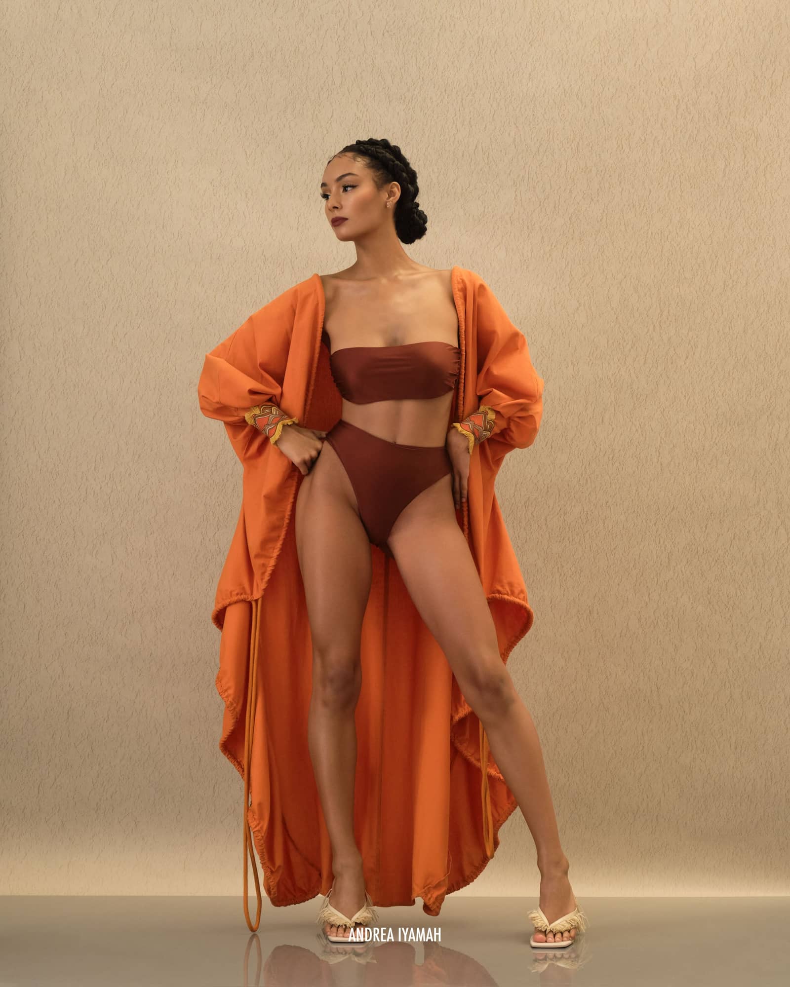 ILO ROBE - CLAY made by Andrea Iyamah