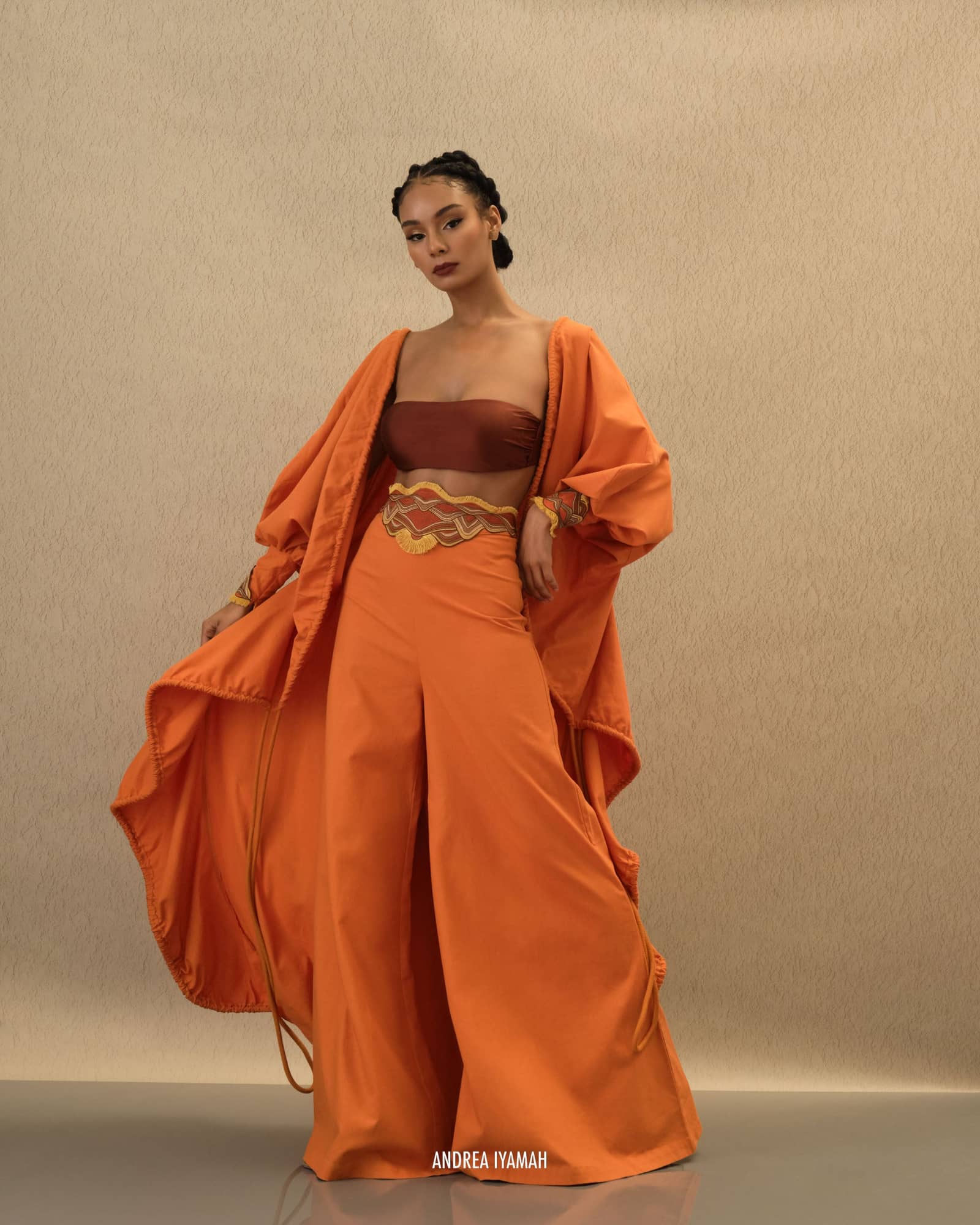 ILO ROBE - CLAY made by Andrea Iyamah