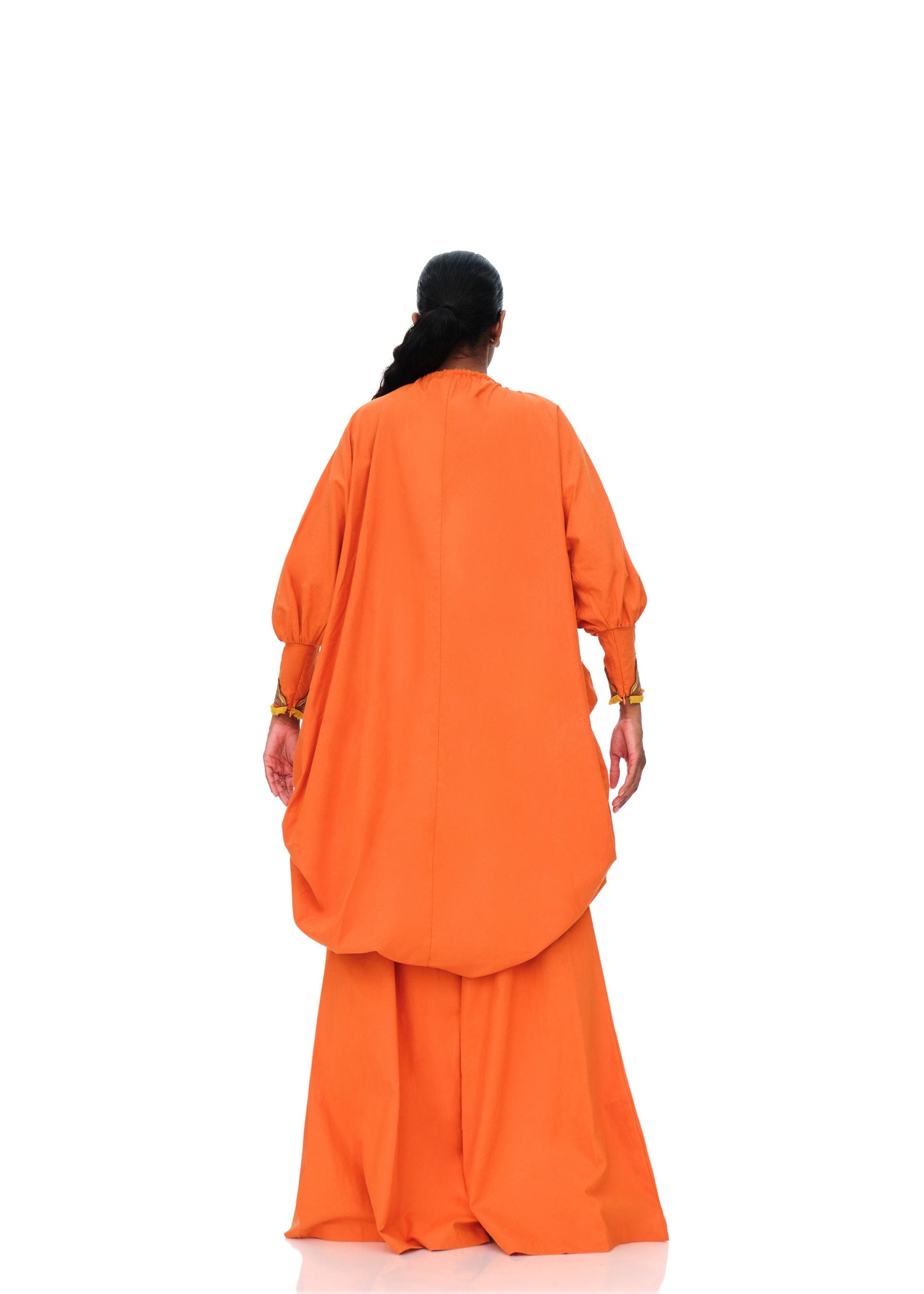 ILO ROBE - CLAY in Orange made by Andrea Iyamah