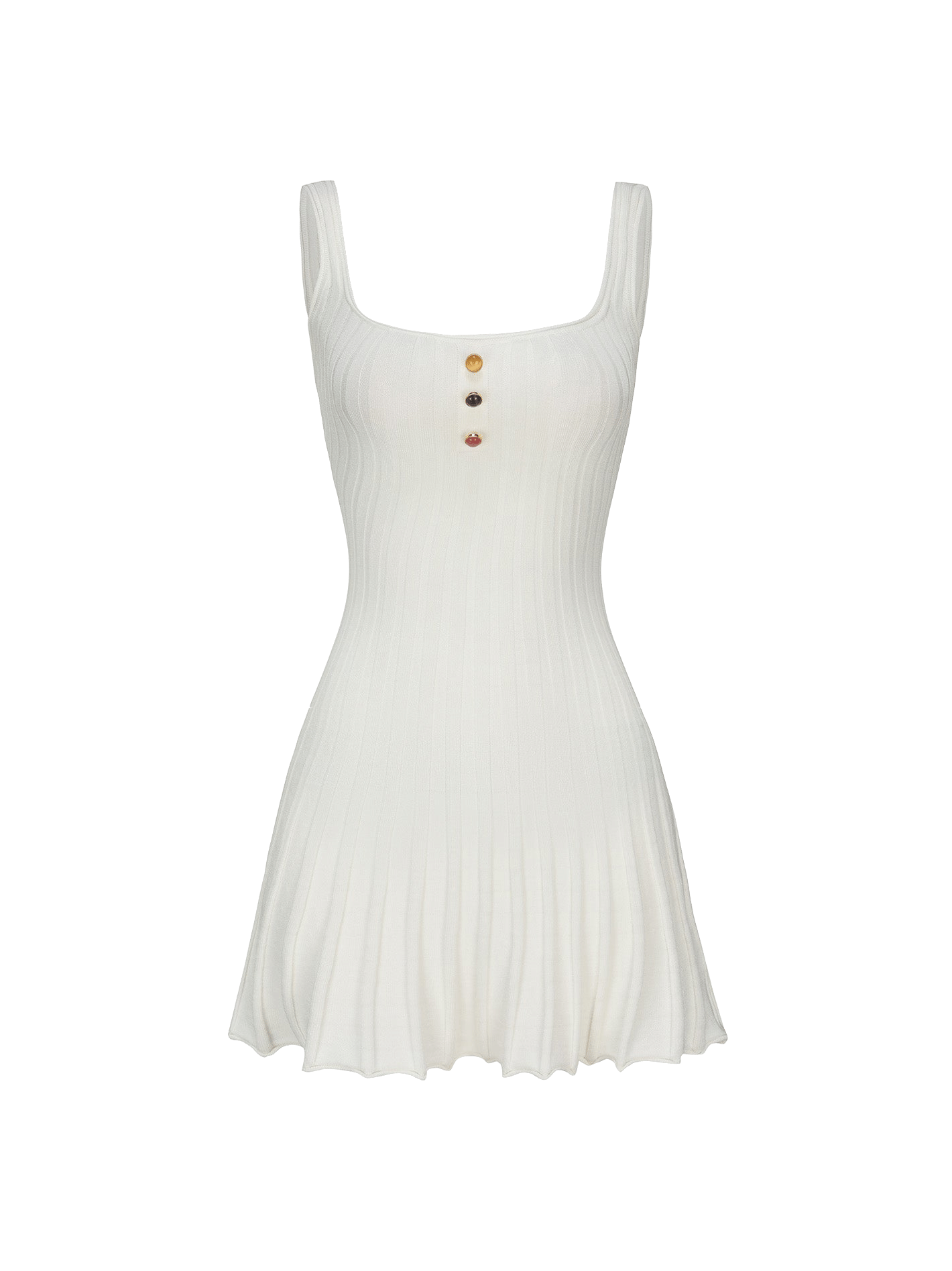 Janelle Knit Dress (White) made by Nana Jacqueline