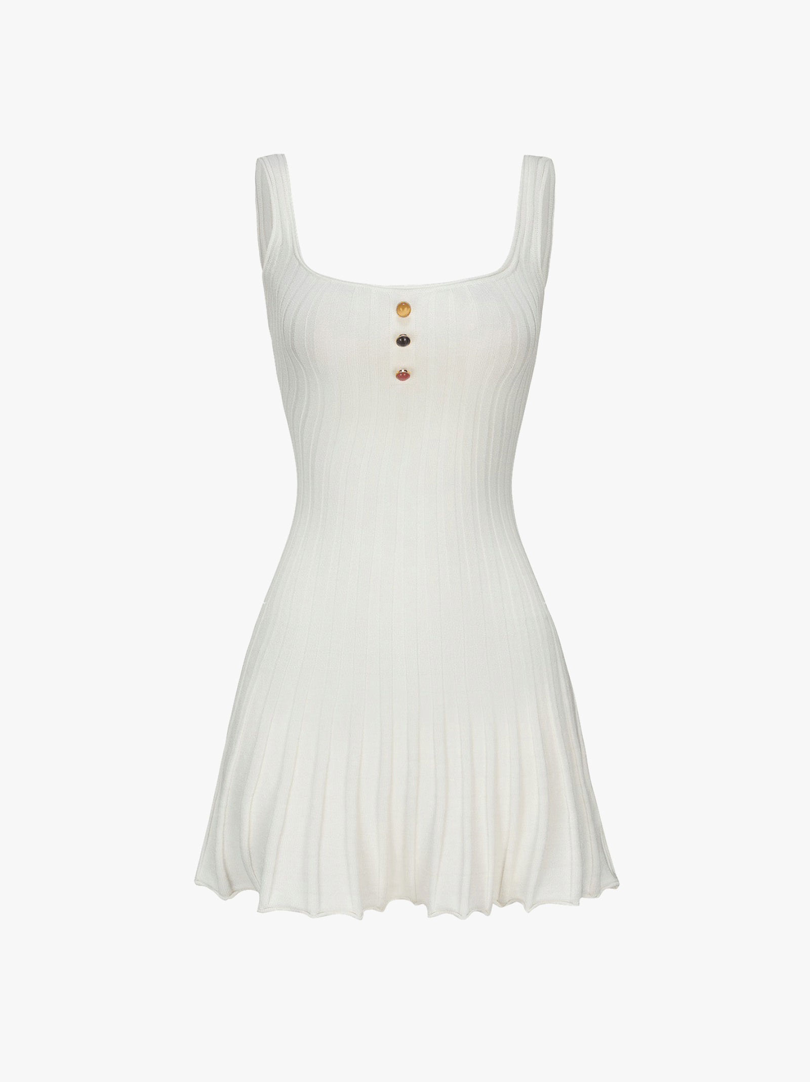 Janelle Knit Dress (White) made by Nana Jacqueline