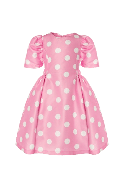 Balloon Sleeve Polka Dress made by Mama Luma