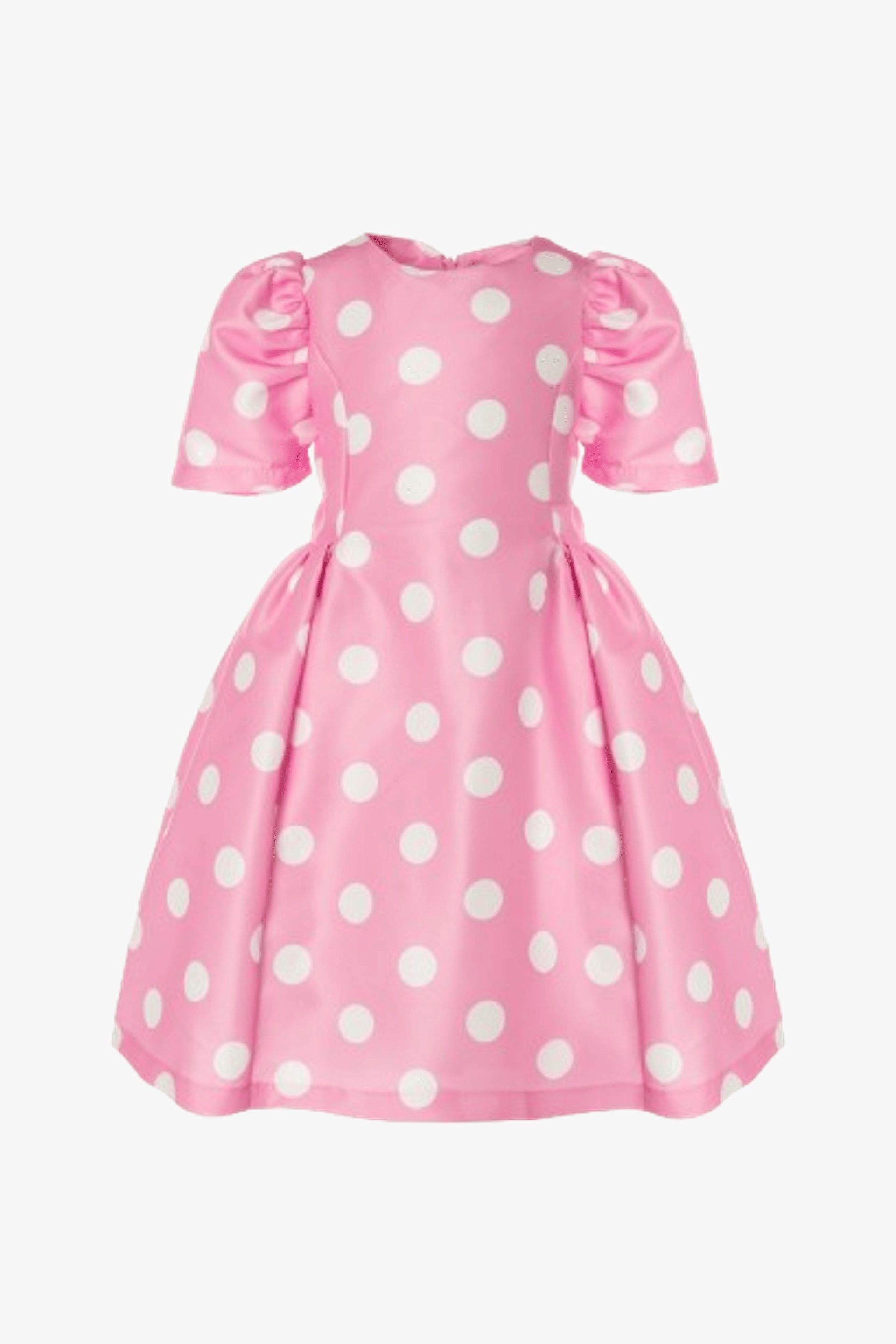 Balloon Sleeve Polka Dress made by Mama Luma