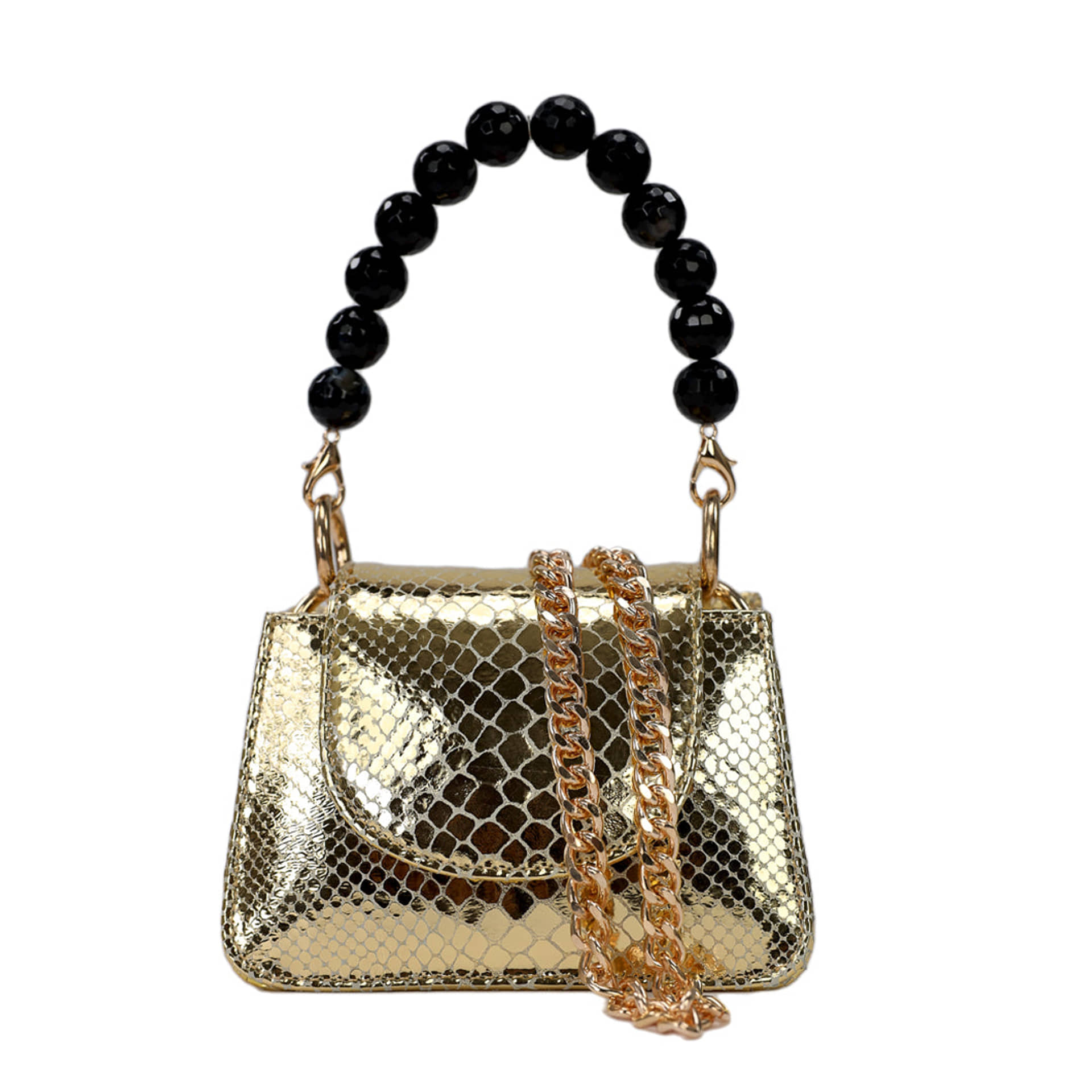 Horra - Metallic Gold - Mini Bag made by ALIEL