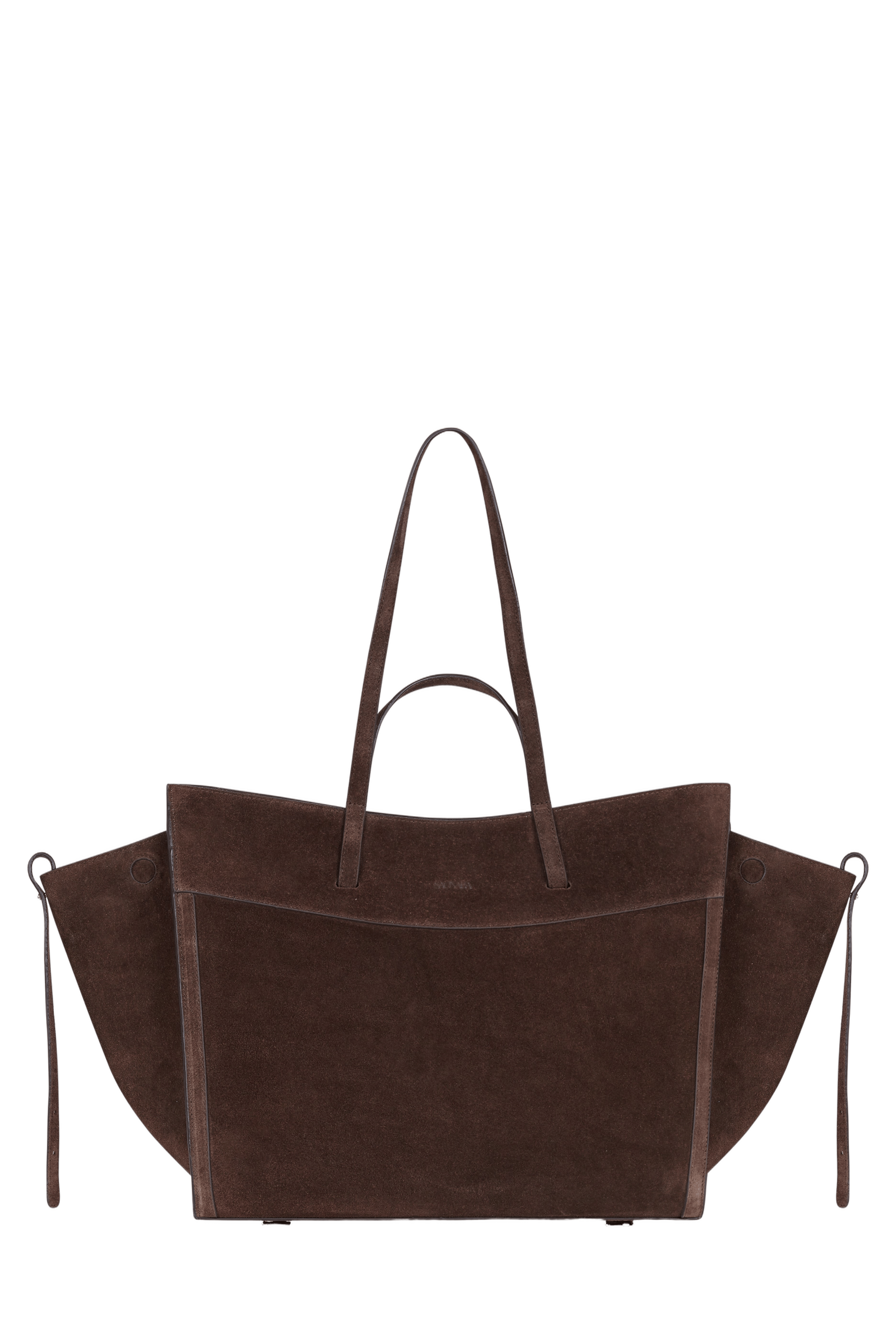 Shopping Bag Chocolat Suede made by Saonara