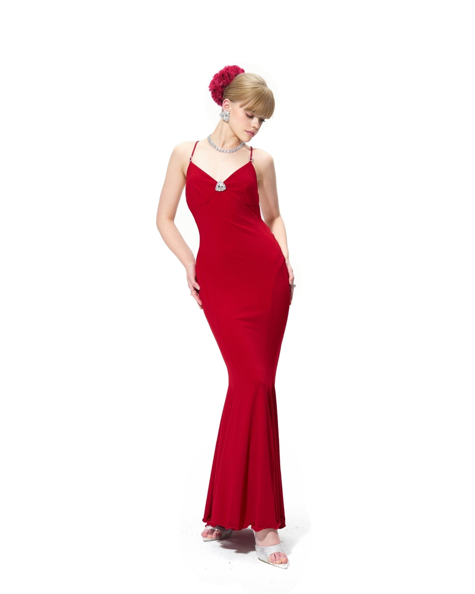 Seraphina Dress (Red) made by Nana Jacqueline