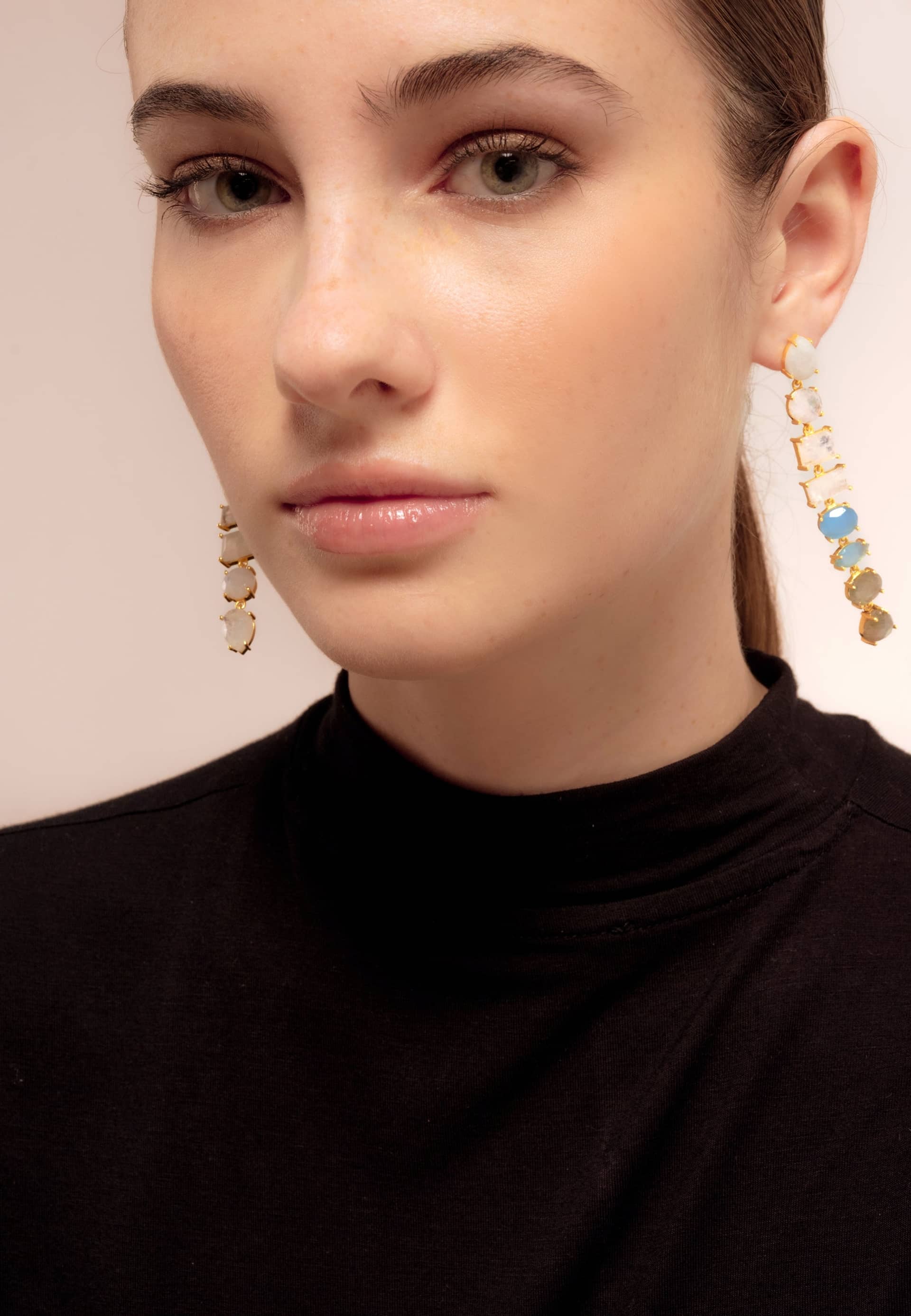 Pendientes Portobello Blanco made by Lavani Jewels