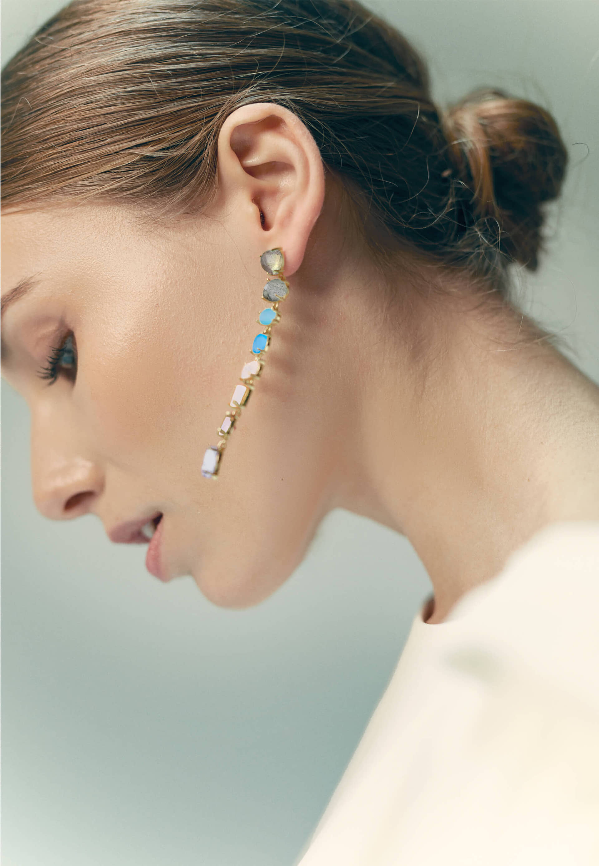 Pendientes Portobello Blanco made by Lavani Jewels