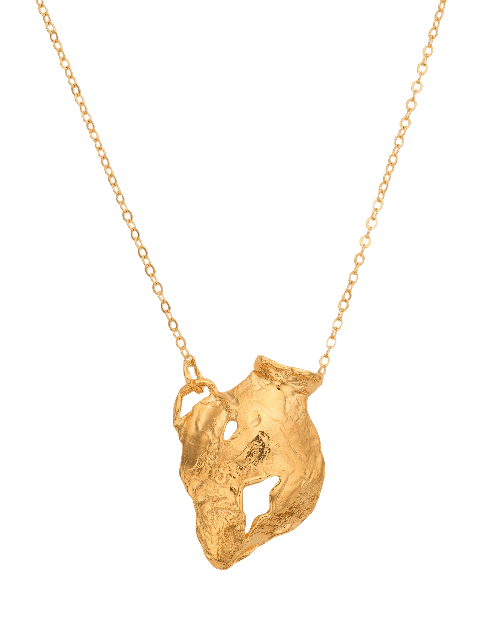 Vacation Small Amphora Necklace Gold in Gold made by Eva Remenyi