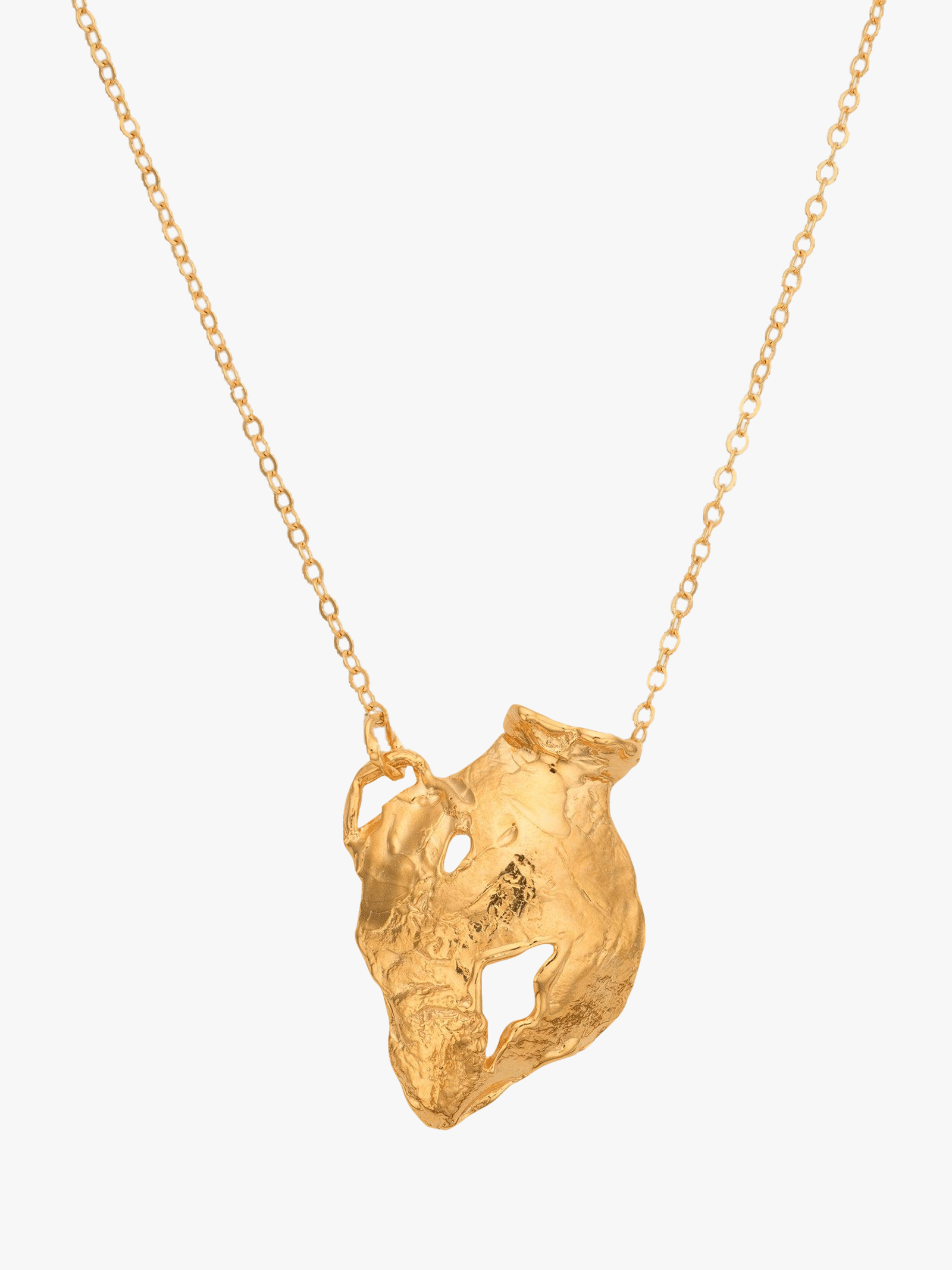 Vacation Small Amphora Necklace Gold in Gold made by Eva Remenyi