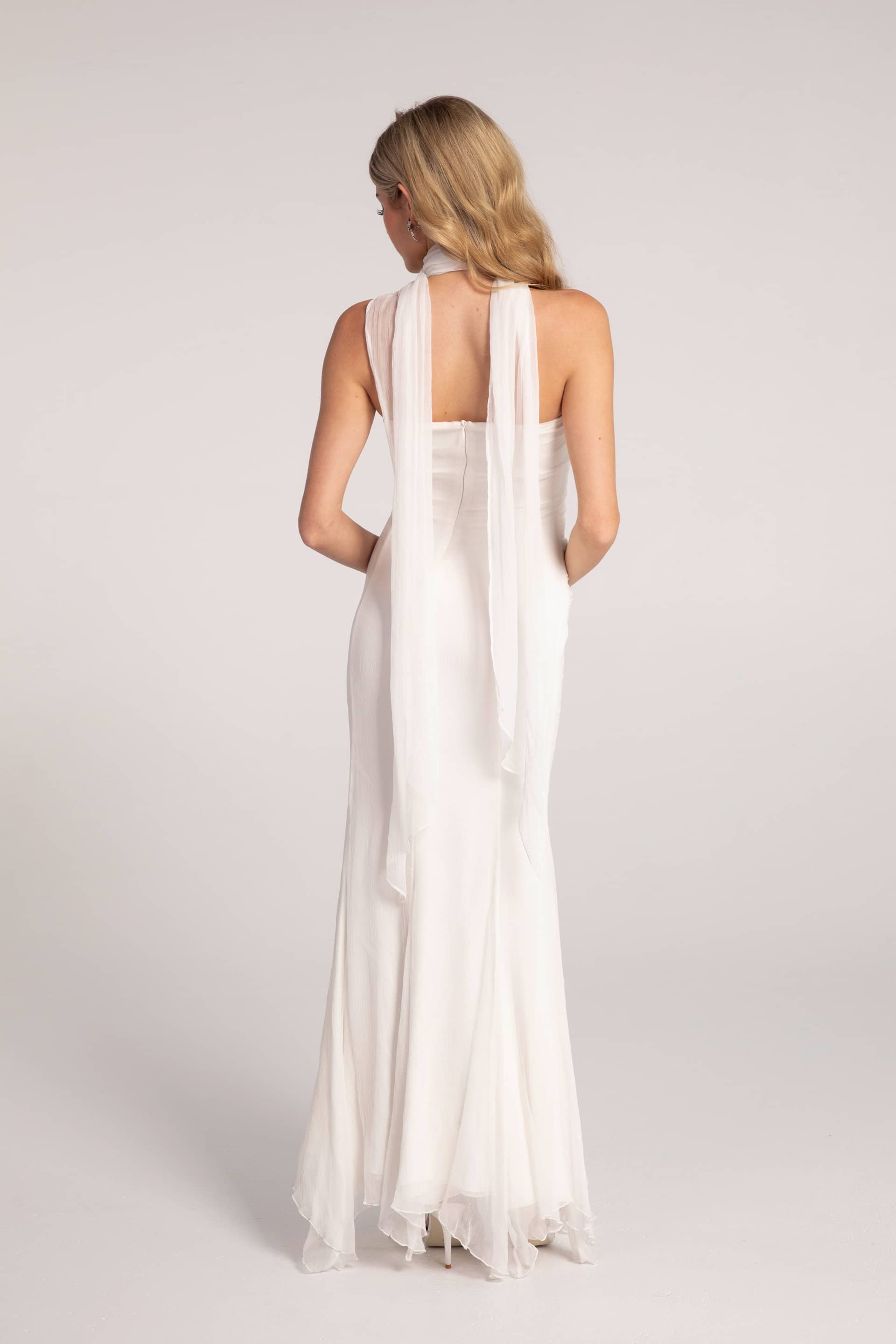 Cassandra Dress (White) made by Nana Jacqueline