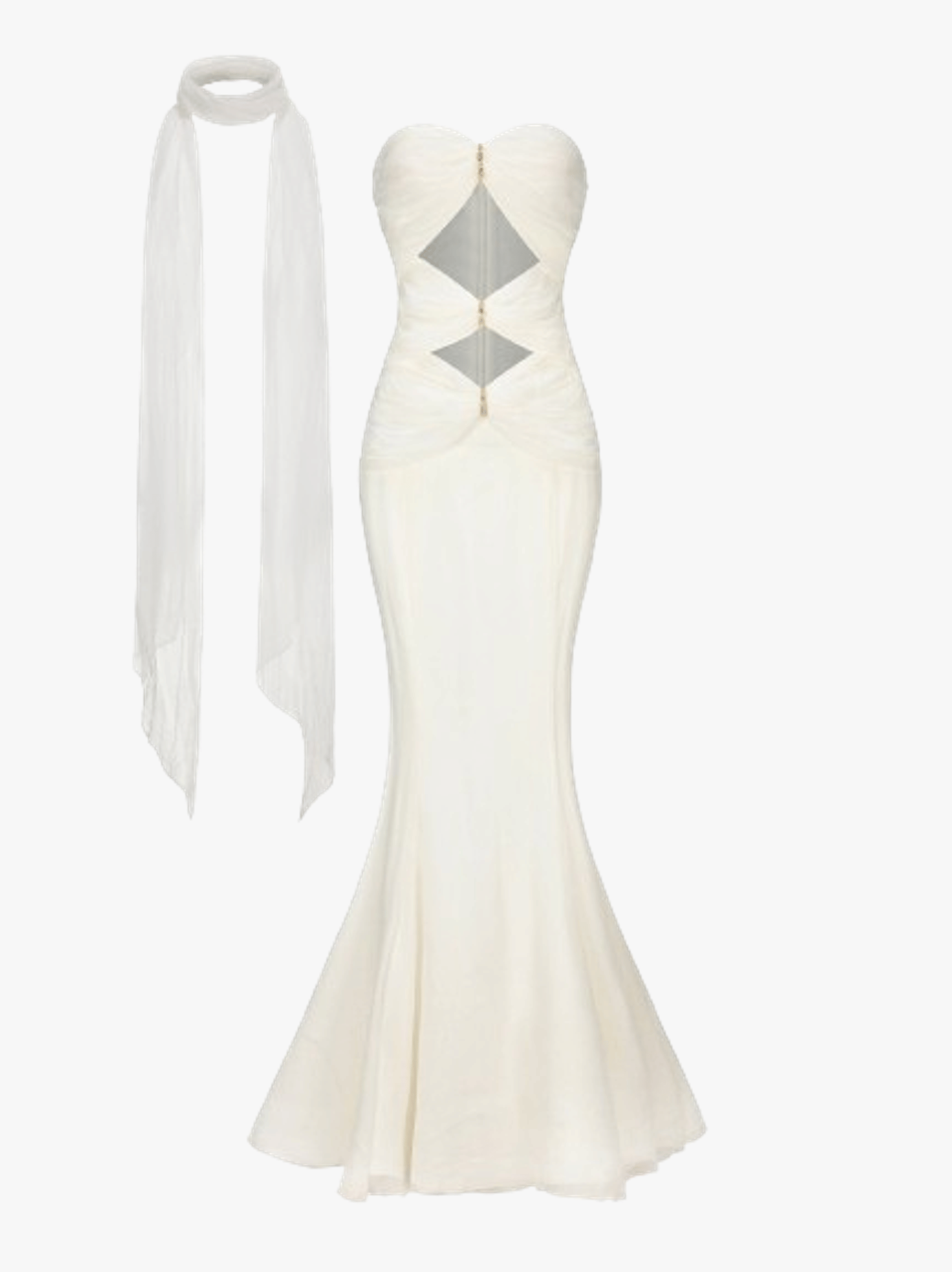 Cassandra Dress (White) made by Nana Jacqueline