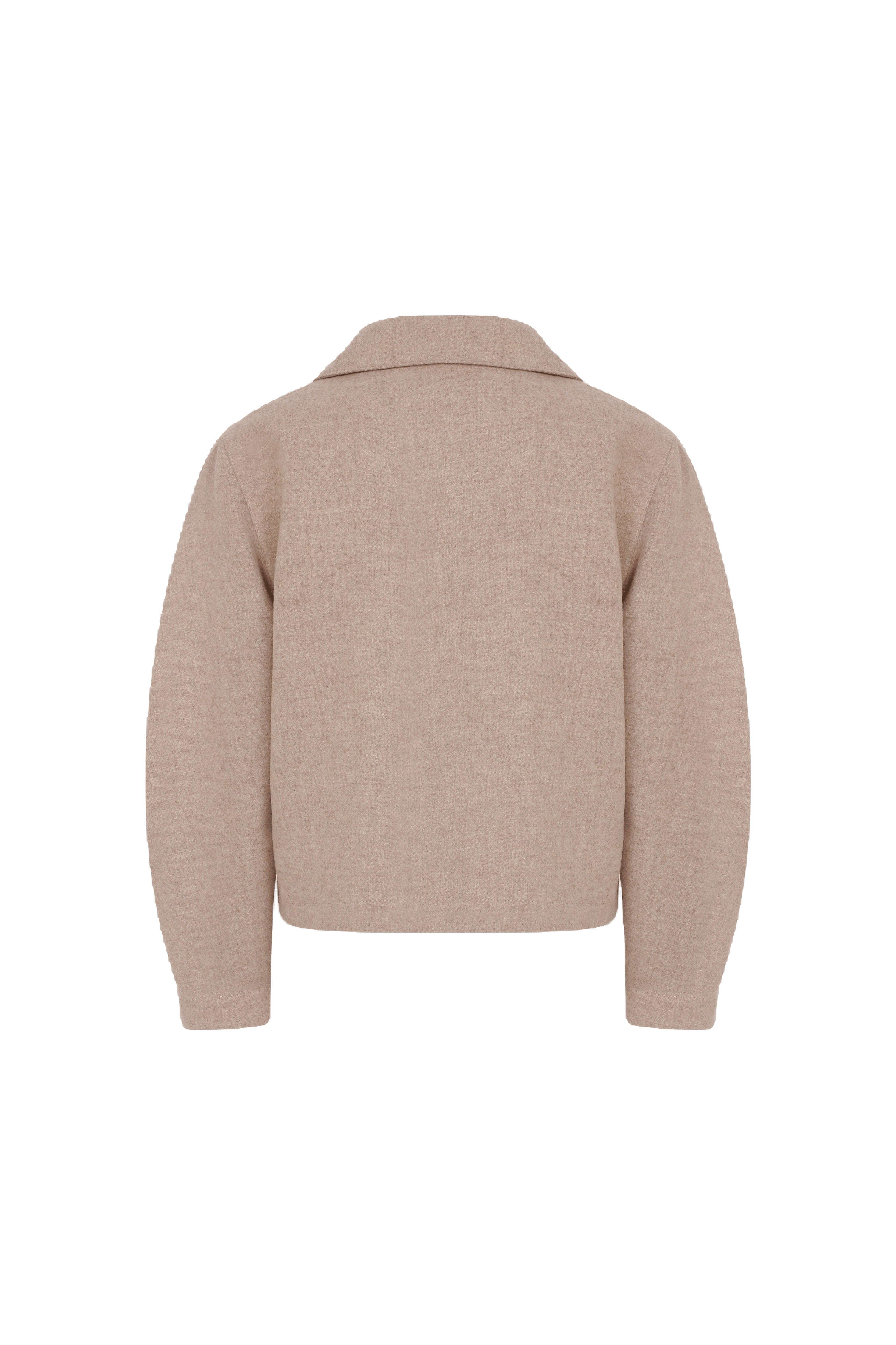 Kai Wool Jacket  in Beige in Beige made by Nazli Ceren