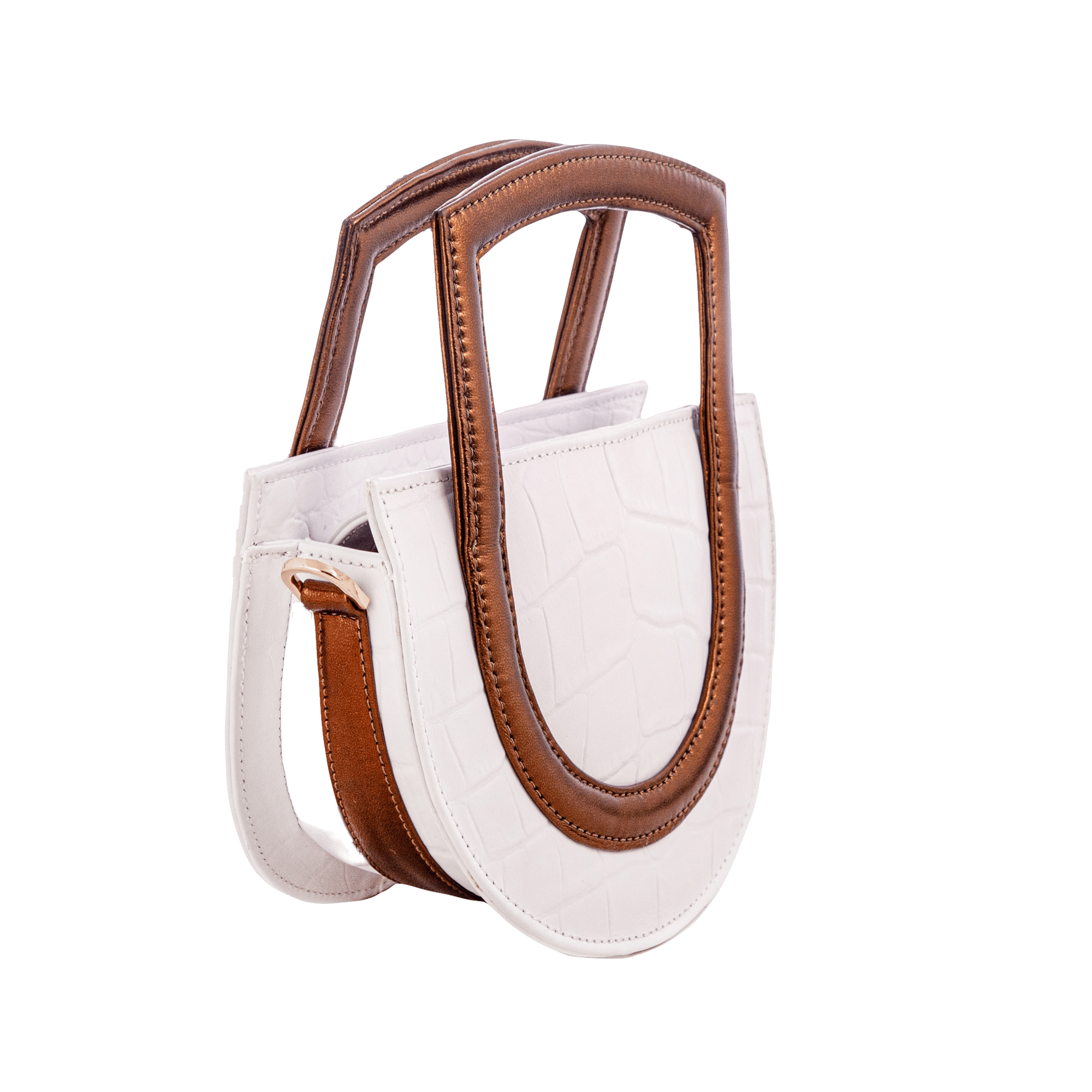 Sukoon - White - Top Handle bag made by ALIEL