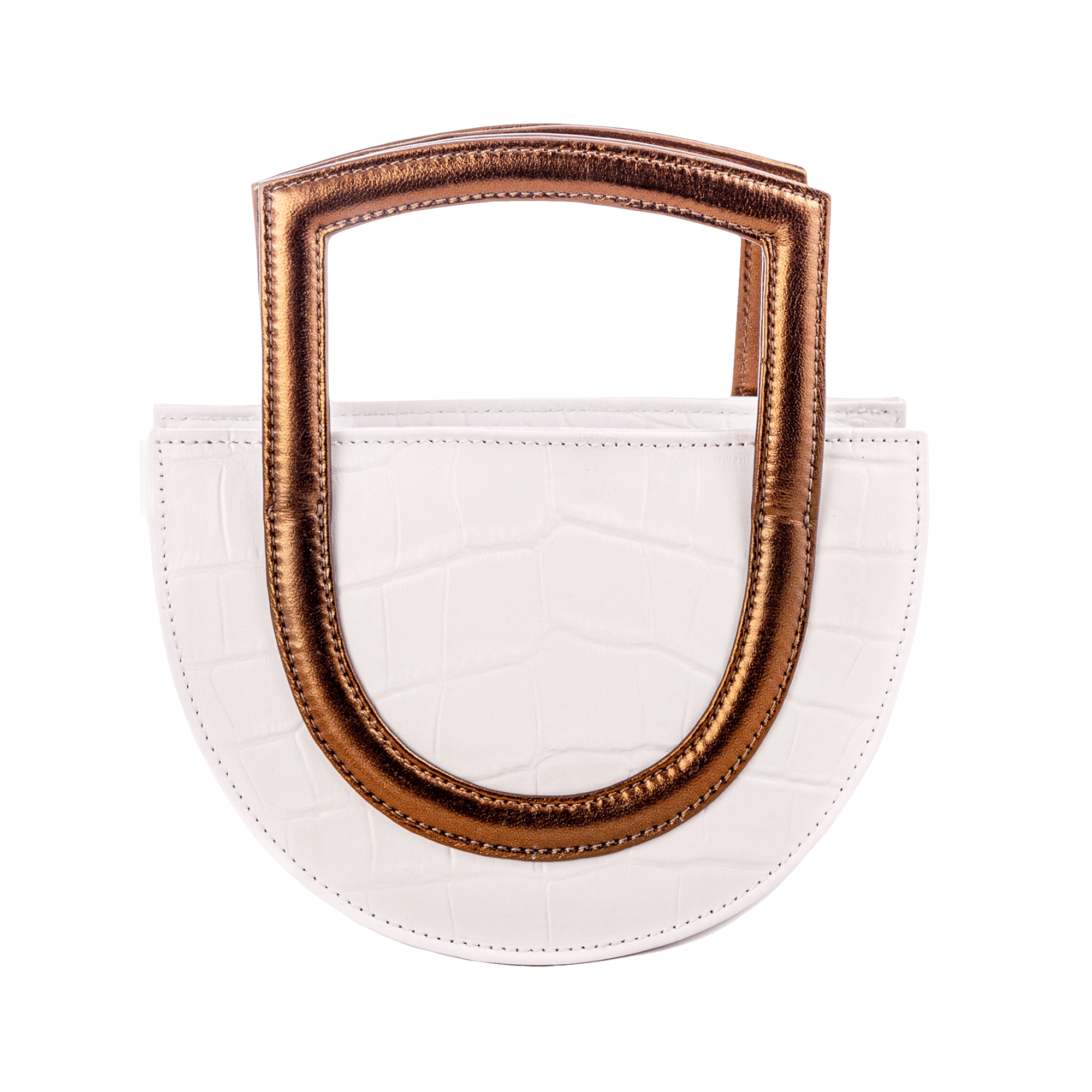 Sukoon - White - Top Handle bag made by ALIEL