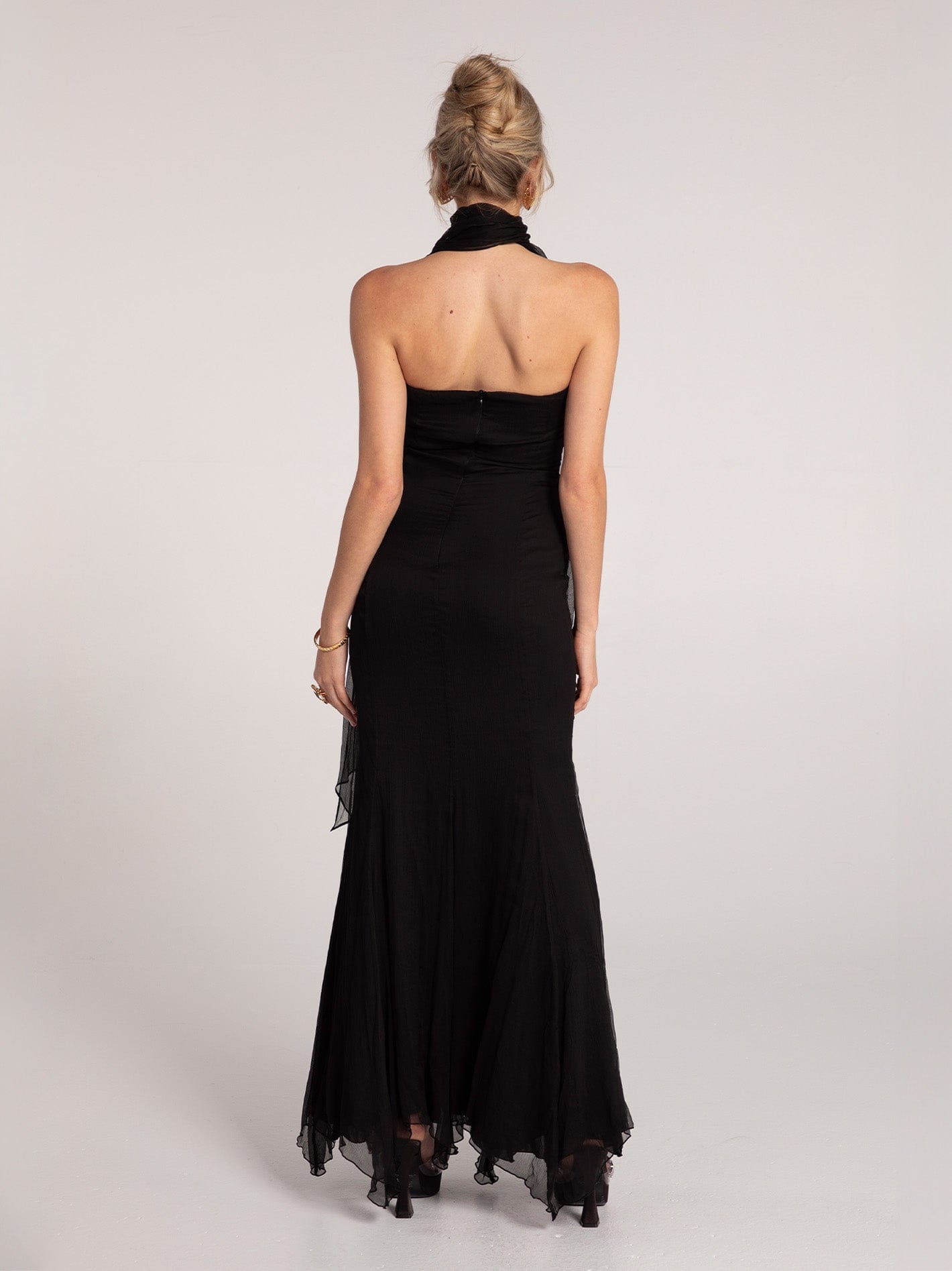 Cassandra Dress (Black) made by Nana Jacqueline