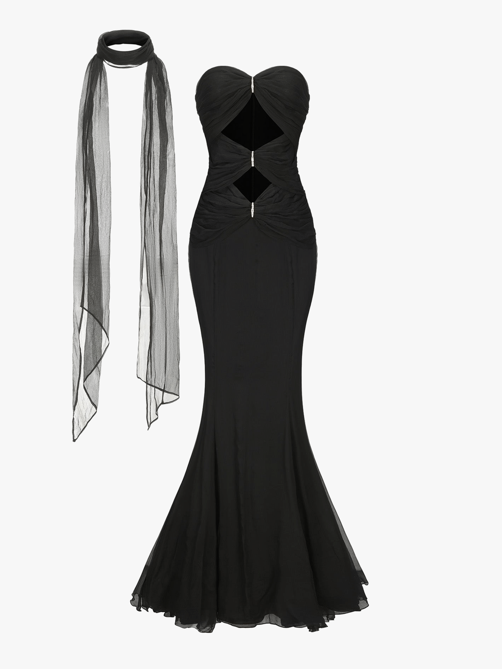 Cassandra Dress (Black) made by Nana Jacqueline