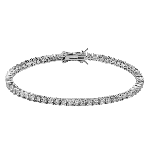 Sky bracelet silver/Rhinestones made by POEM Objects