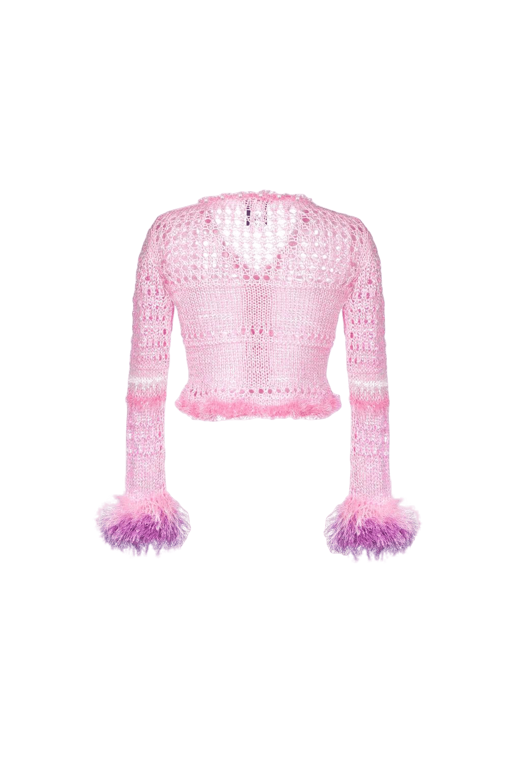 Baby Pink Handmade Knit Sweater made by ANDREEVA