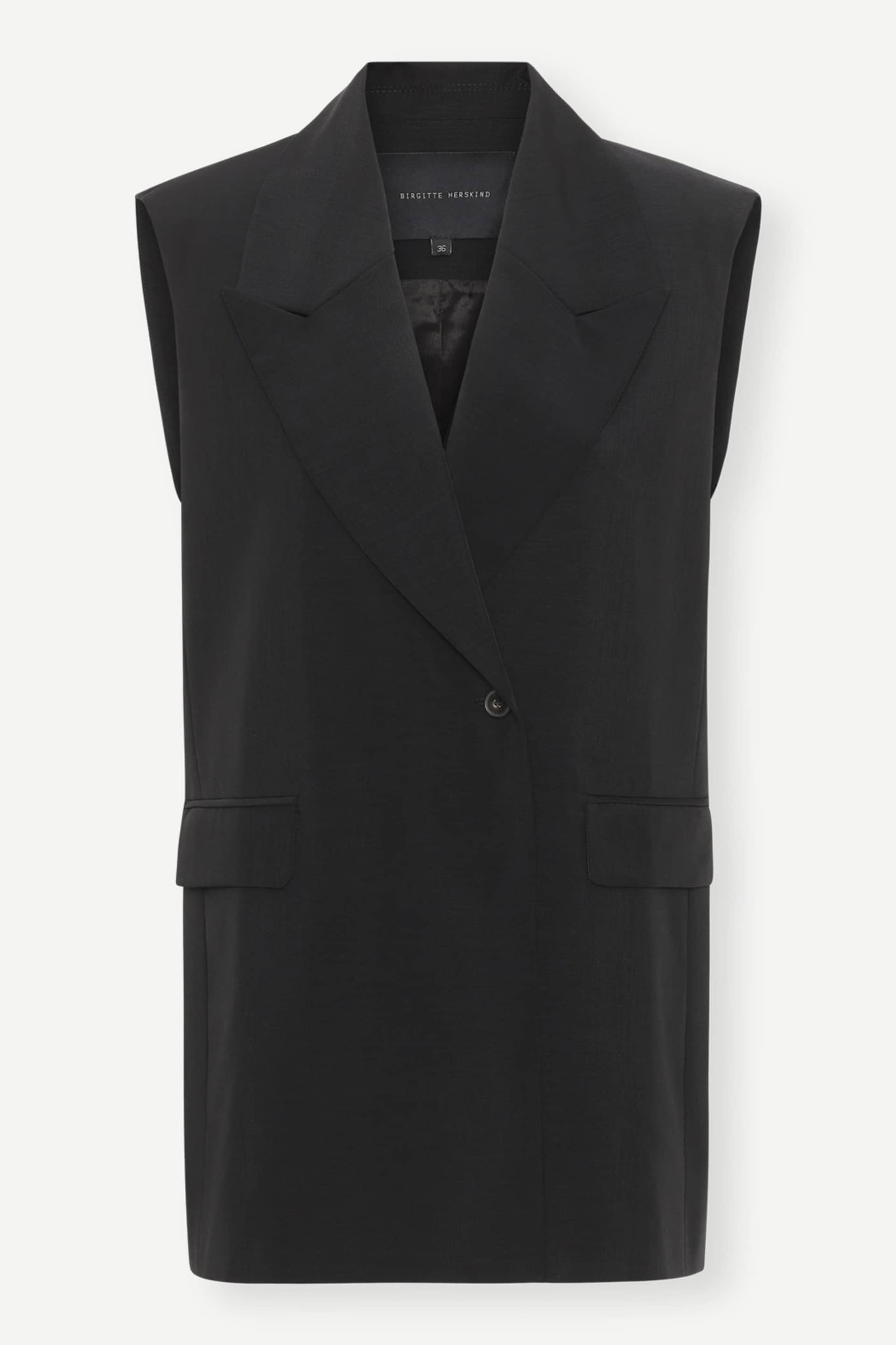 Phoebe Vest - Black made by HERSKIND