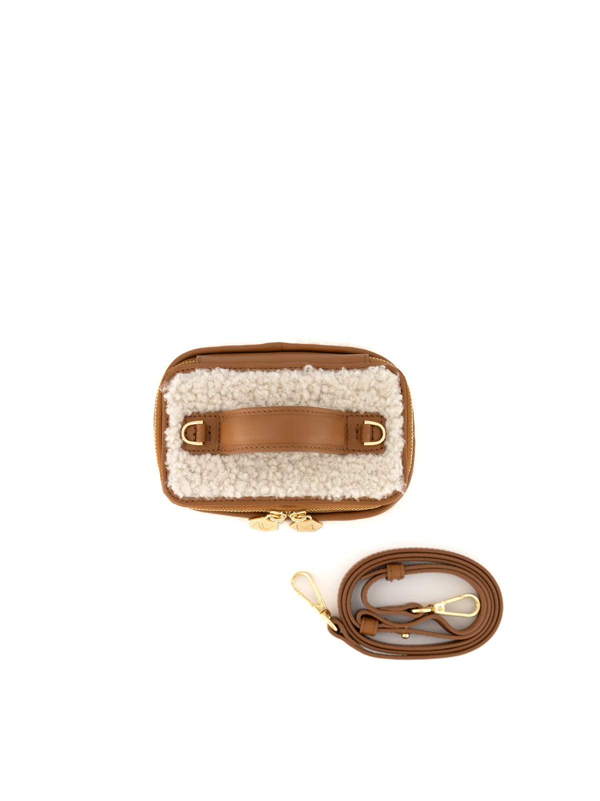 Betty Mini Fur Beige made by Maven Bag