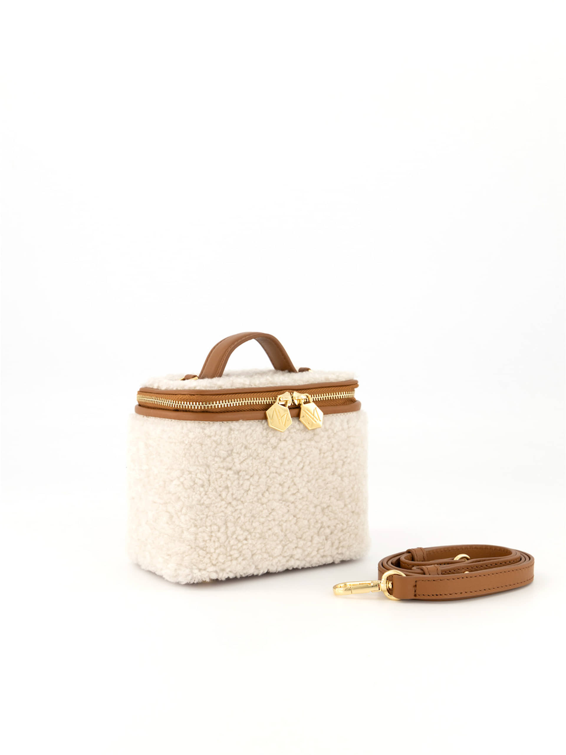 Betty Mini Fur Beige made by Maven Bag